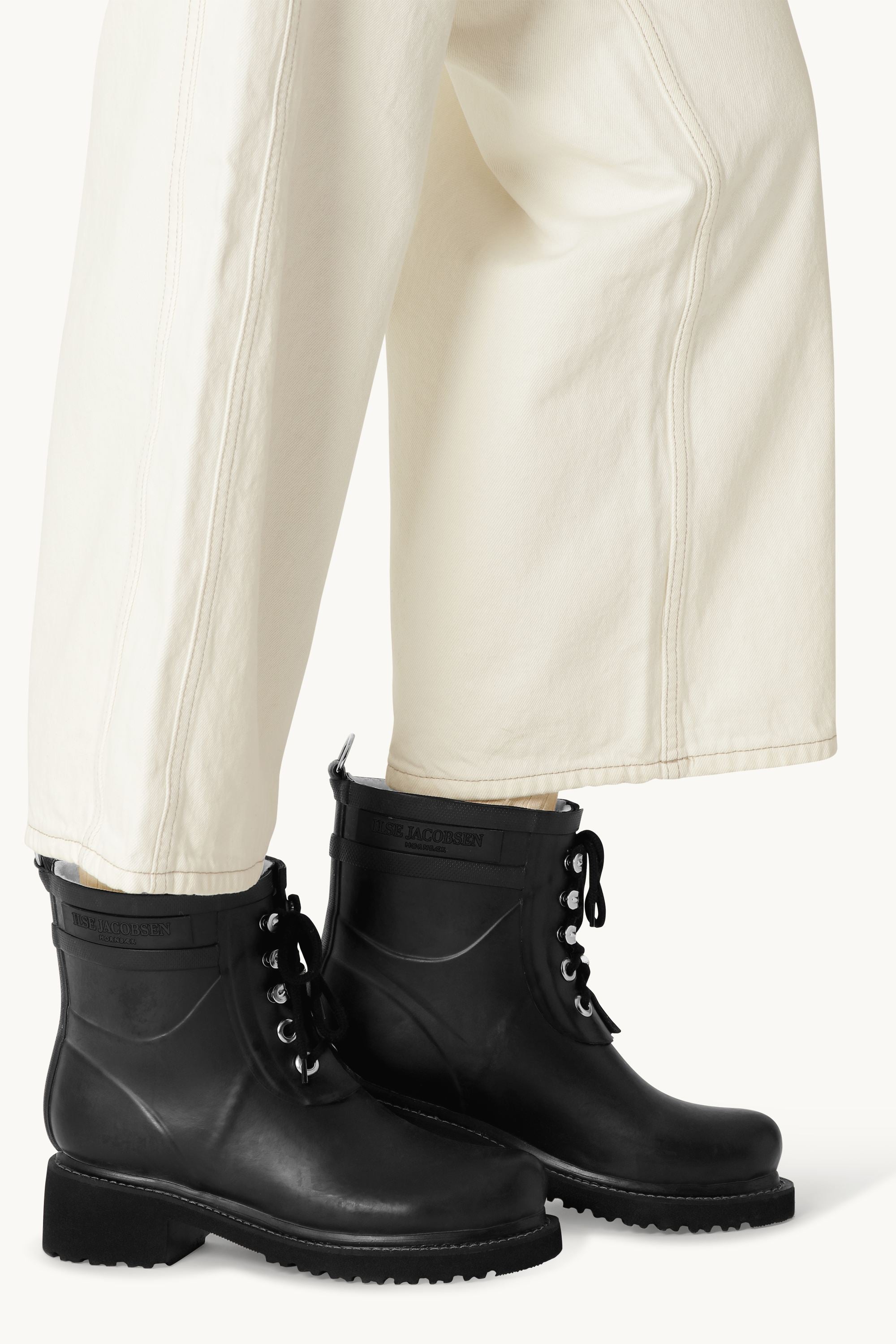 Short Rubber Boots - Black Black