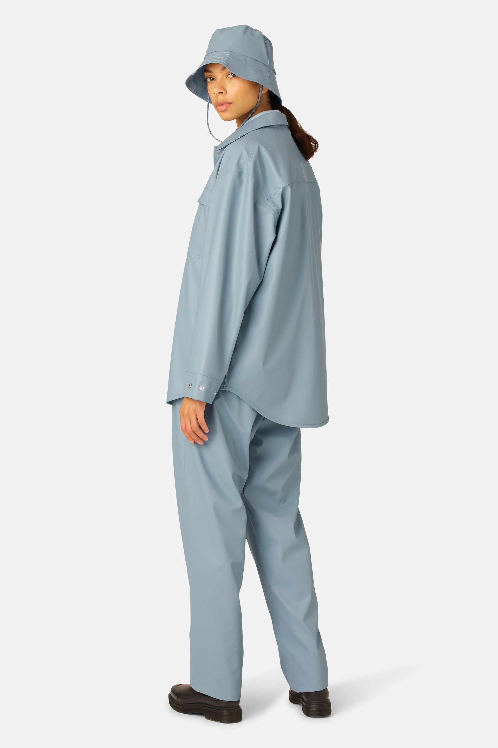 Ilse Jacobsen Hornbæk Rain Rain Hat Hat 698 Blue Cloud