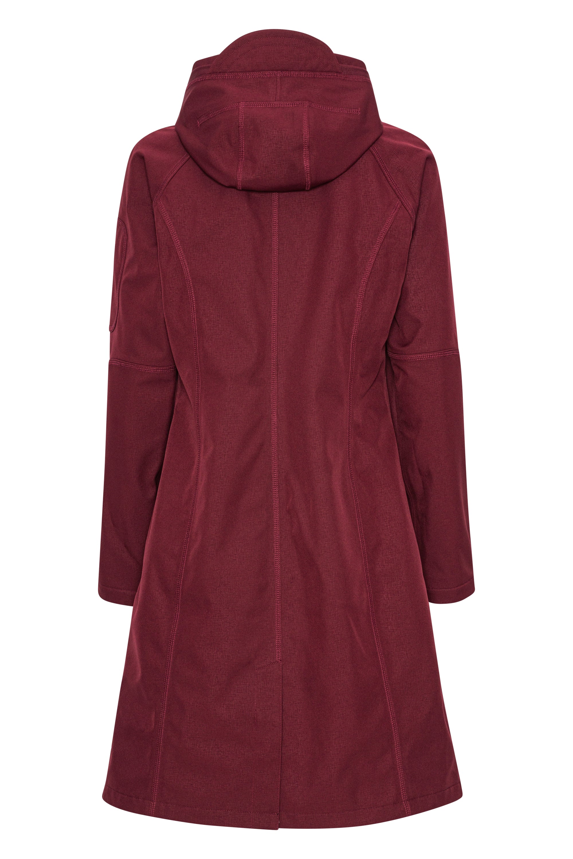 Ilse Jacobsen Hornbæk Rain Raincoat Raincoat 307 Maroon Banner