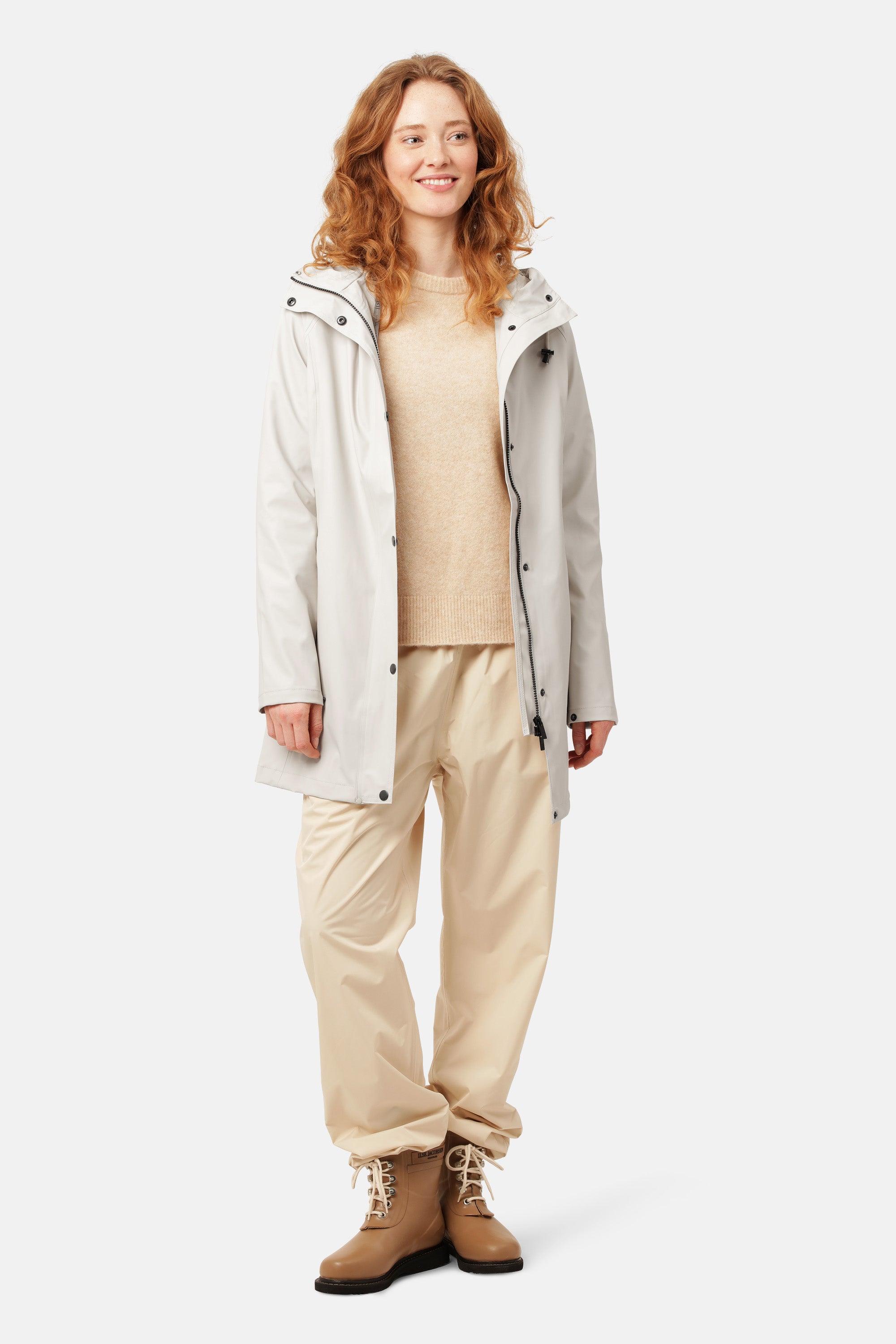Ilse Jacobsen Hornbæk Rain Raincoat Raincoat 121 Milk Creme