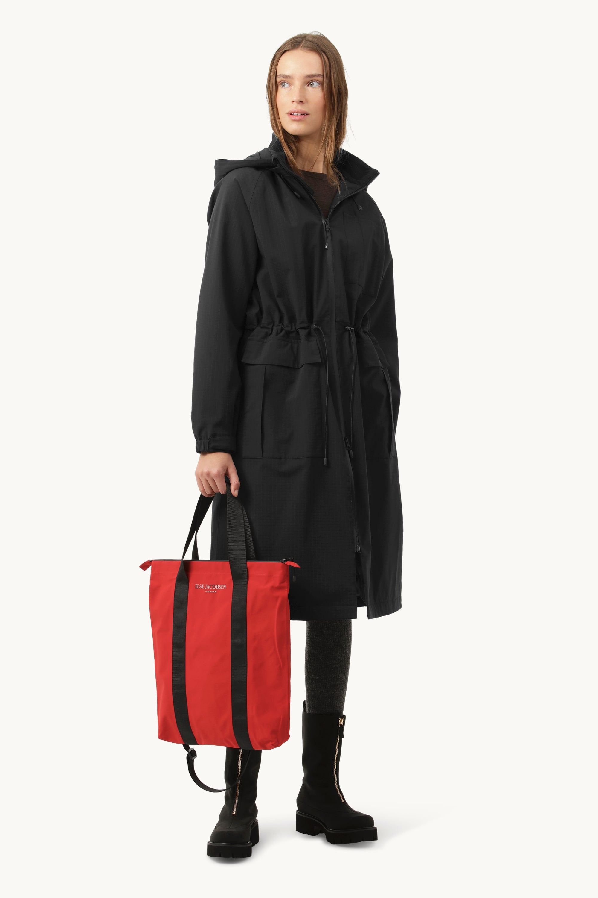 ilse jacobsen rain bag Long Winter Coat