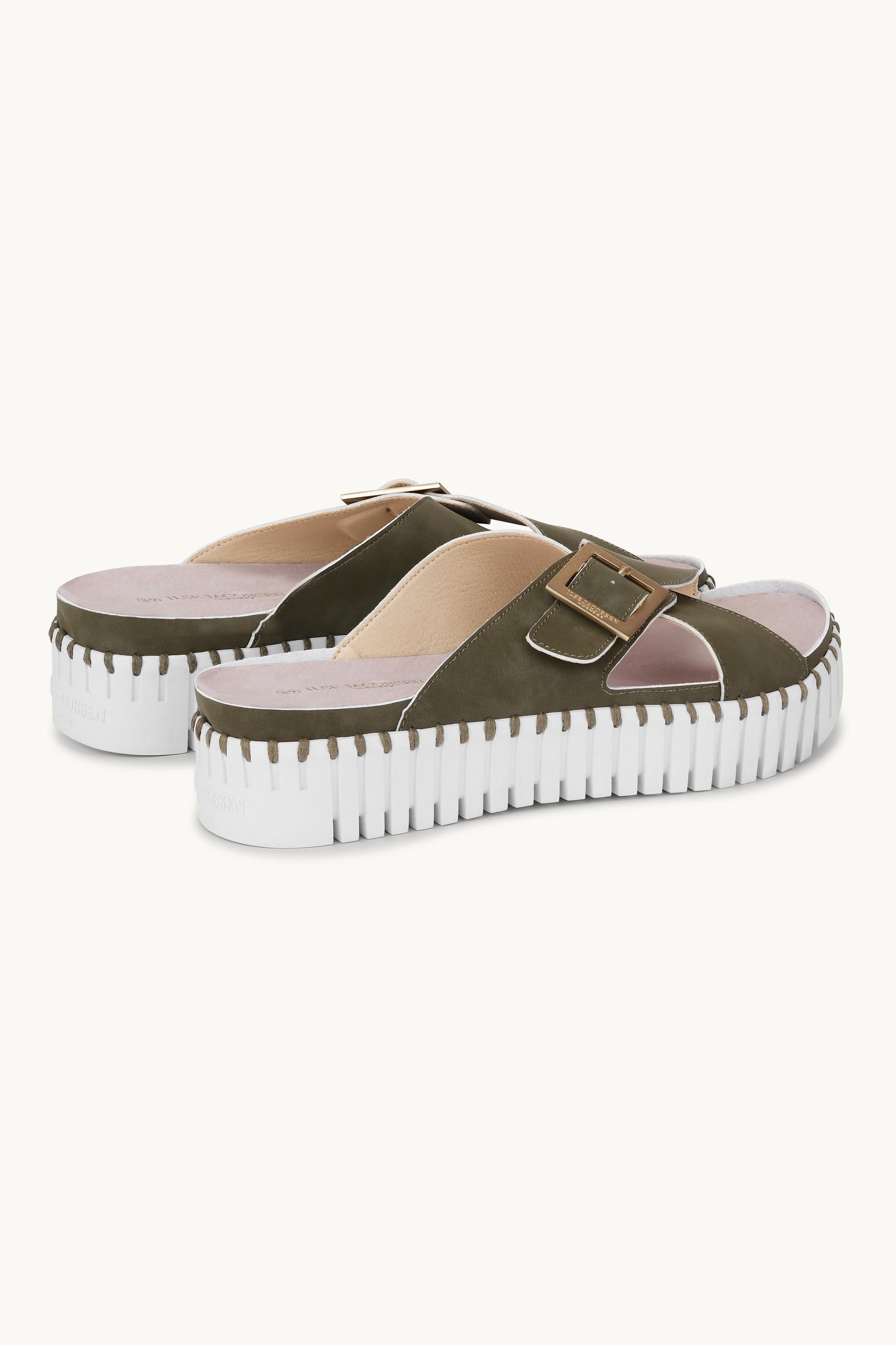 Sandals Crossover - Army White