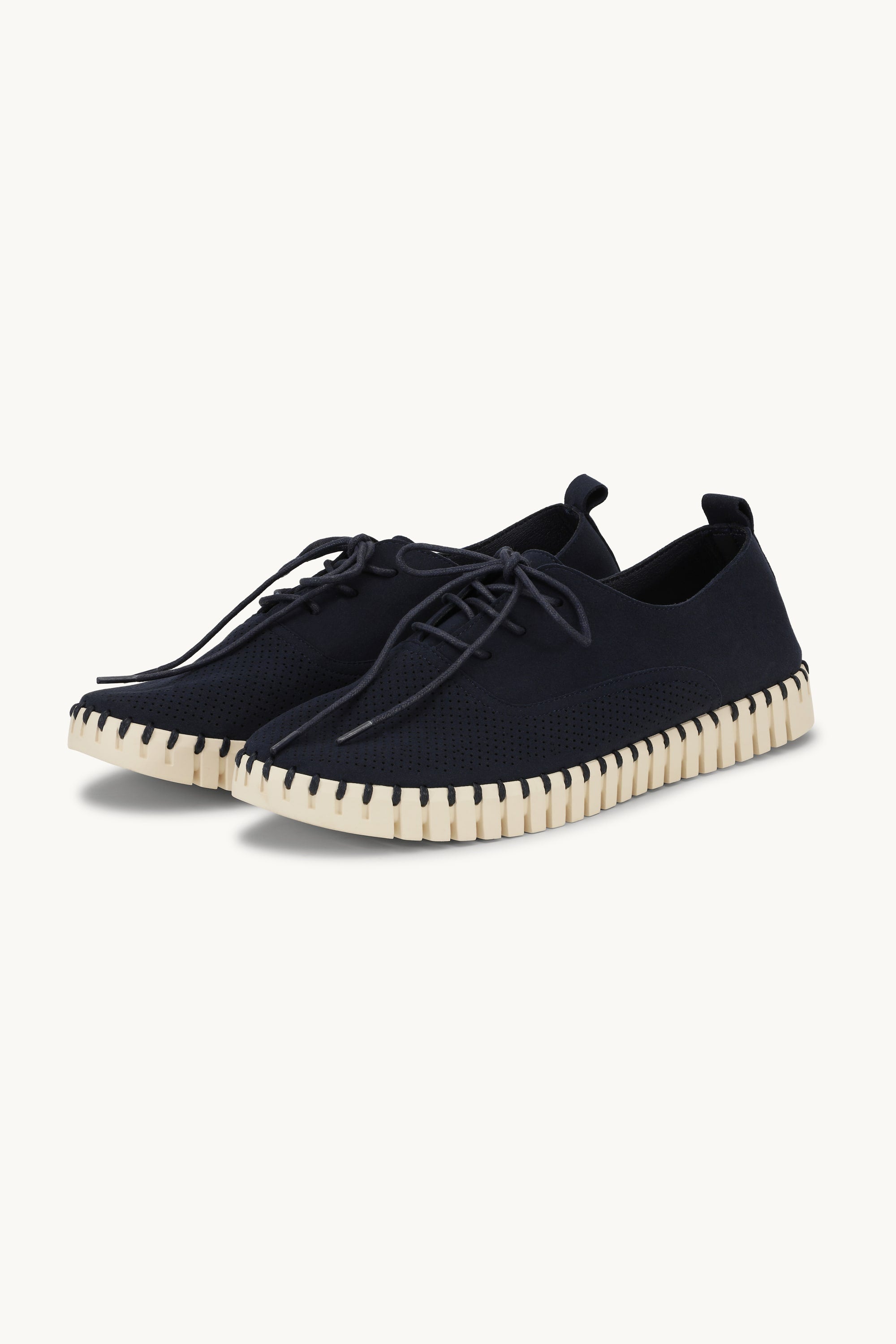 Men’s Shoes With Laces - Dark Indigo Pearled Ivory