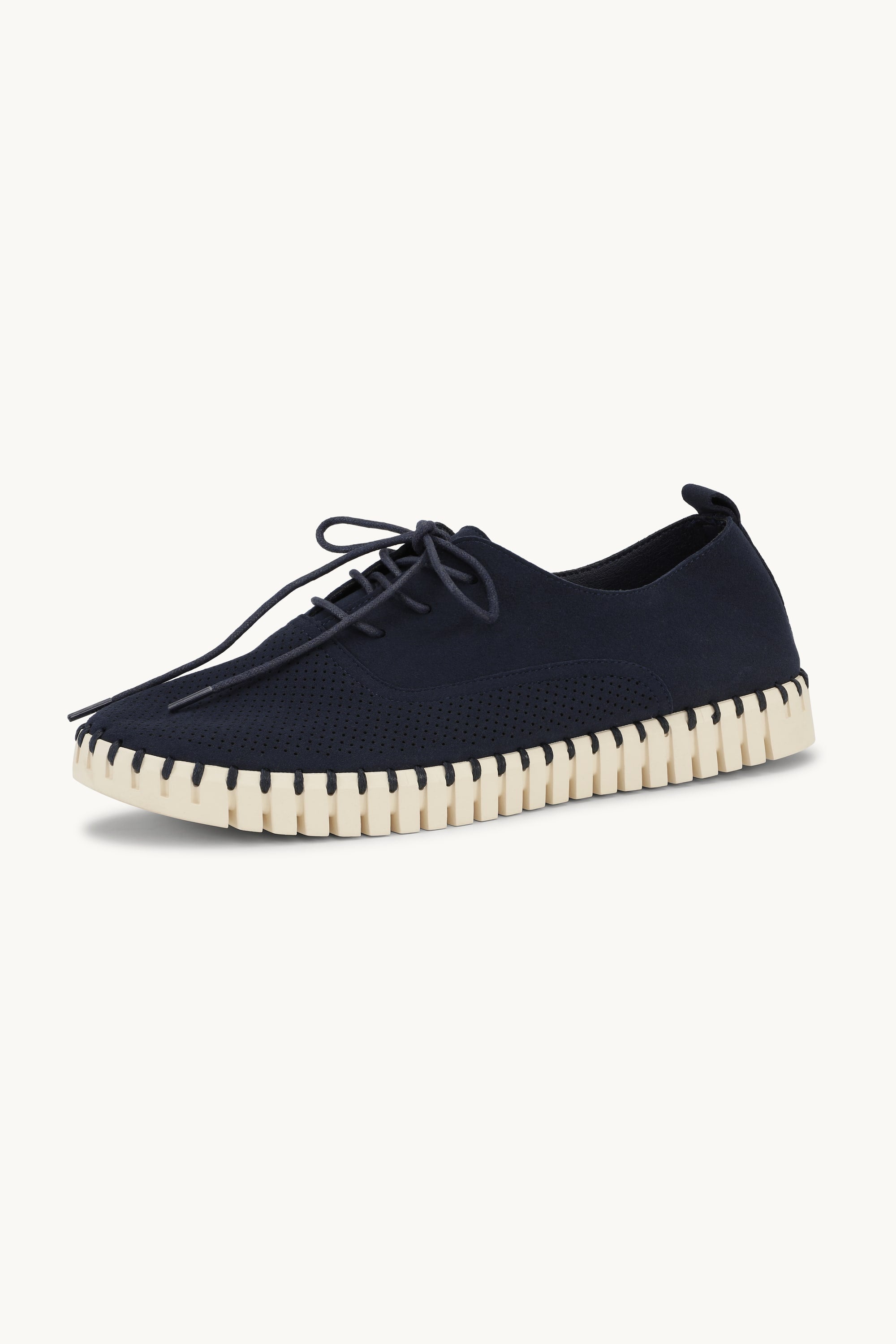 Men’s Shoes With Laces - Dark Indigo Pearled Ivory