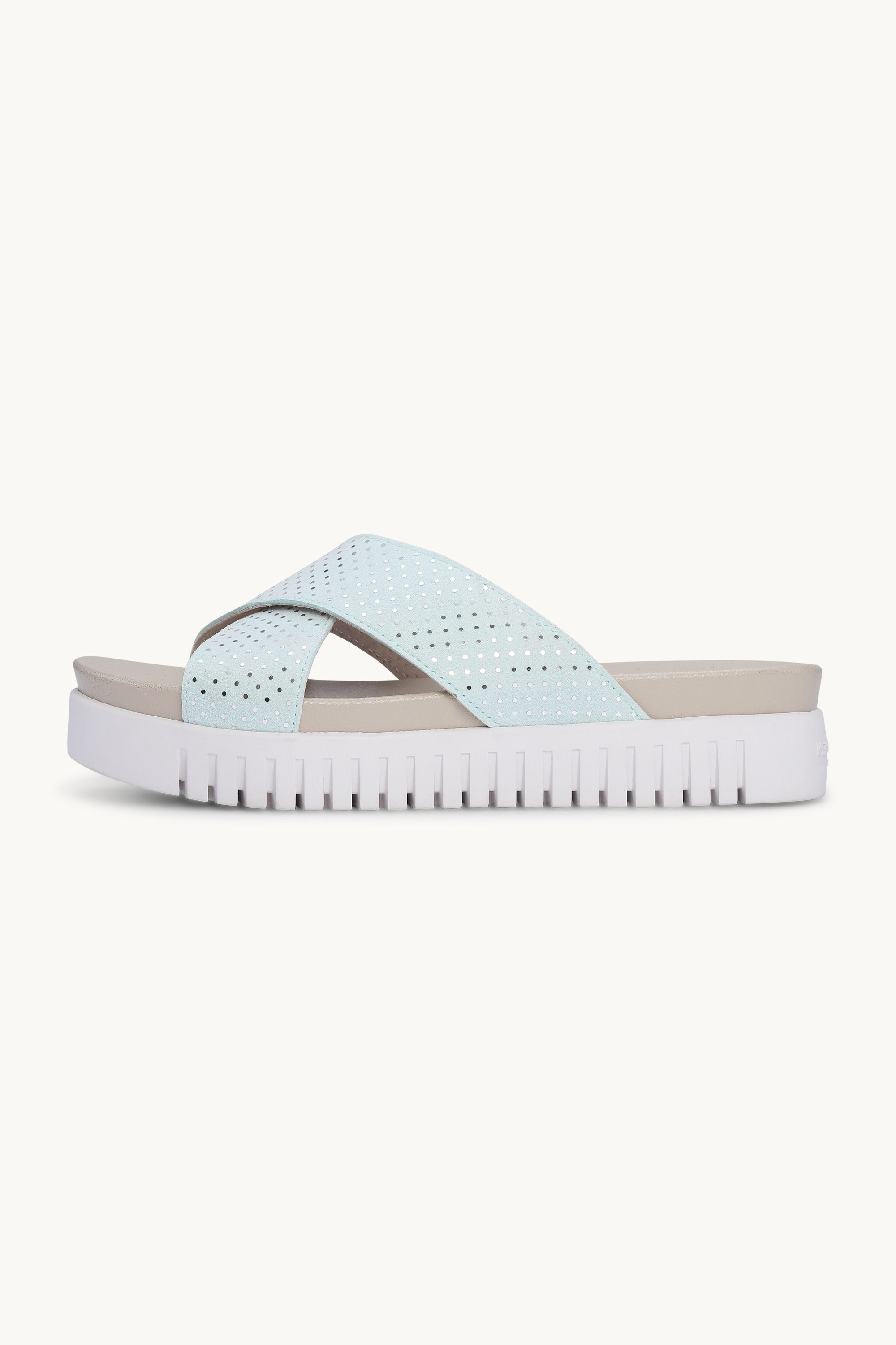 Sandals - White Blue