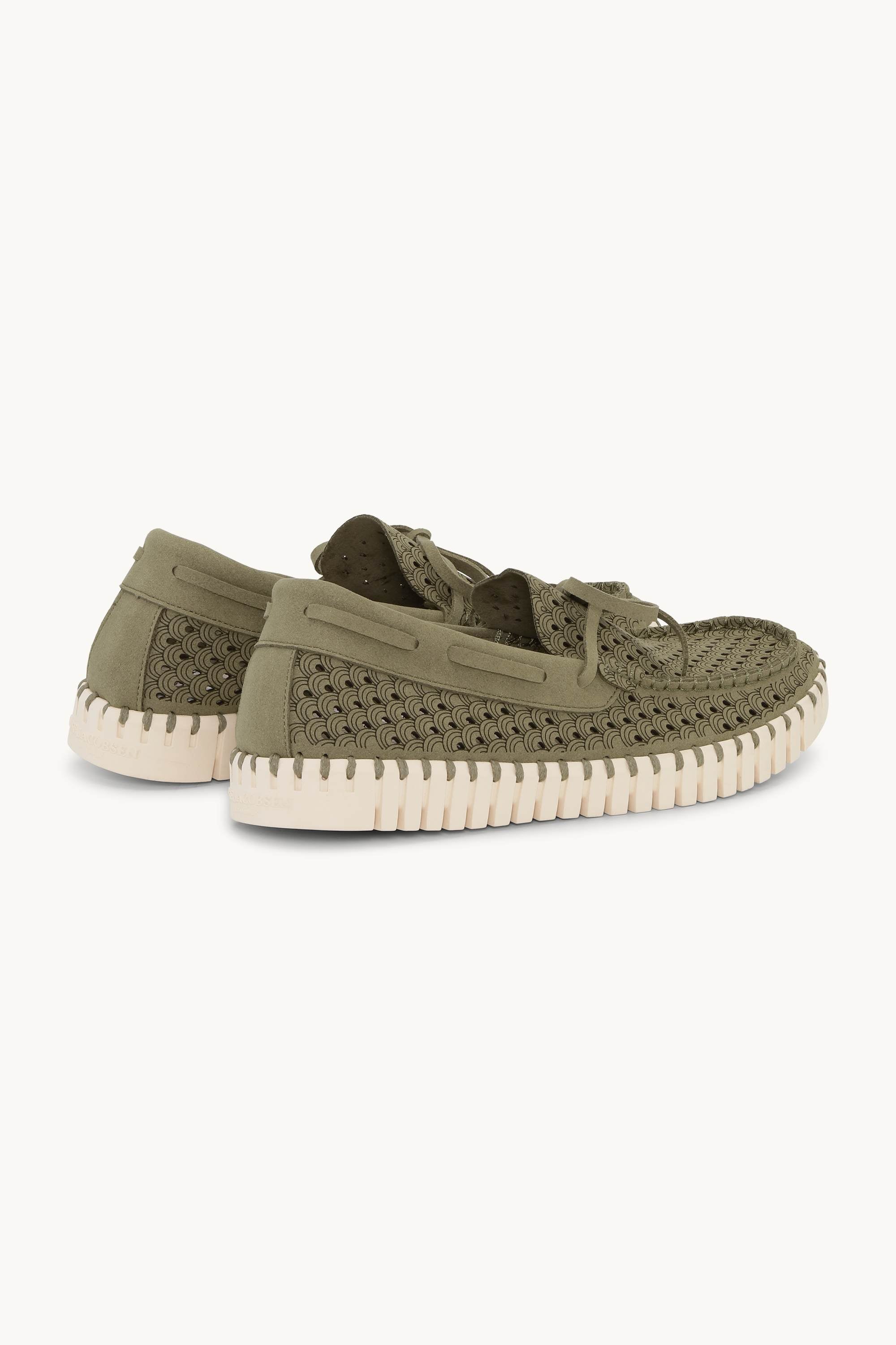 Tulip Sailor Shoe - Army Pearled Ivory