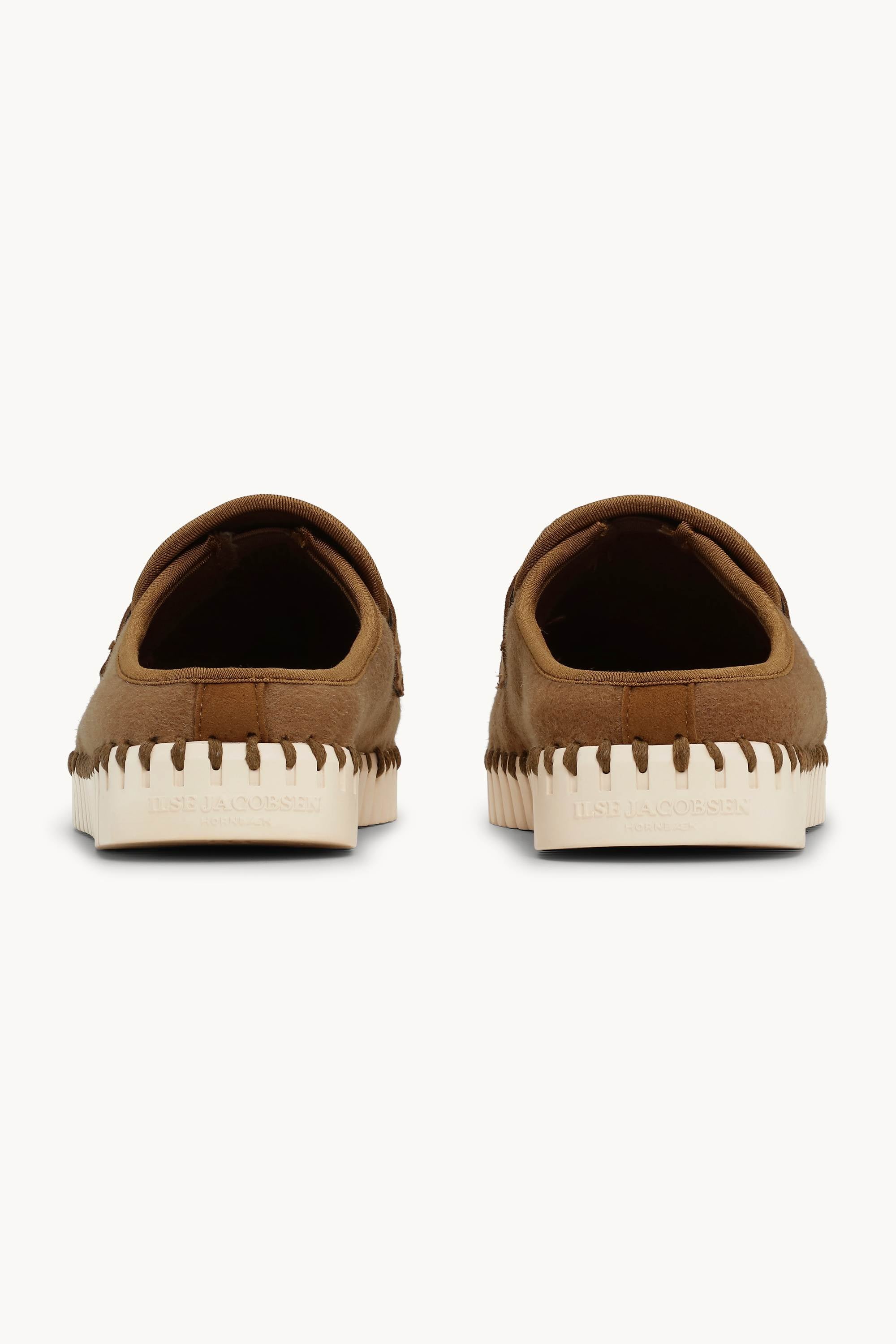 Tulip Wool Mule - Cashew Pearled Ivory