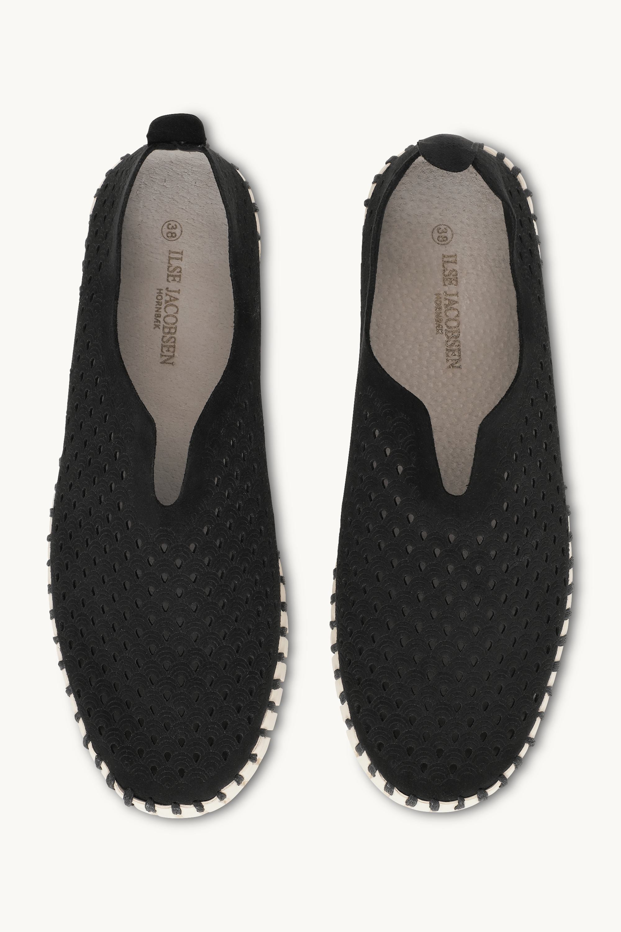 Platform Tulip Flats - Black