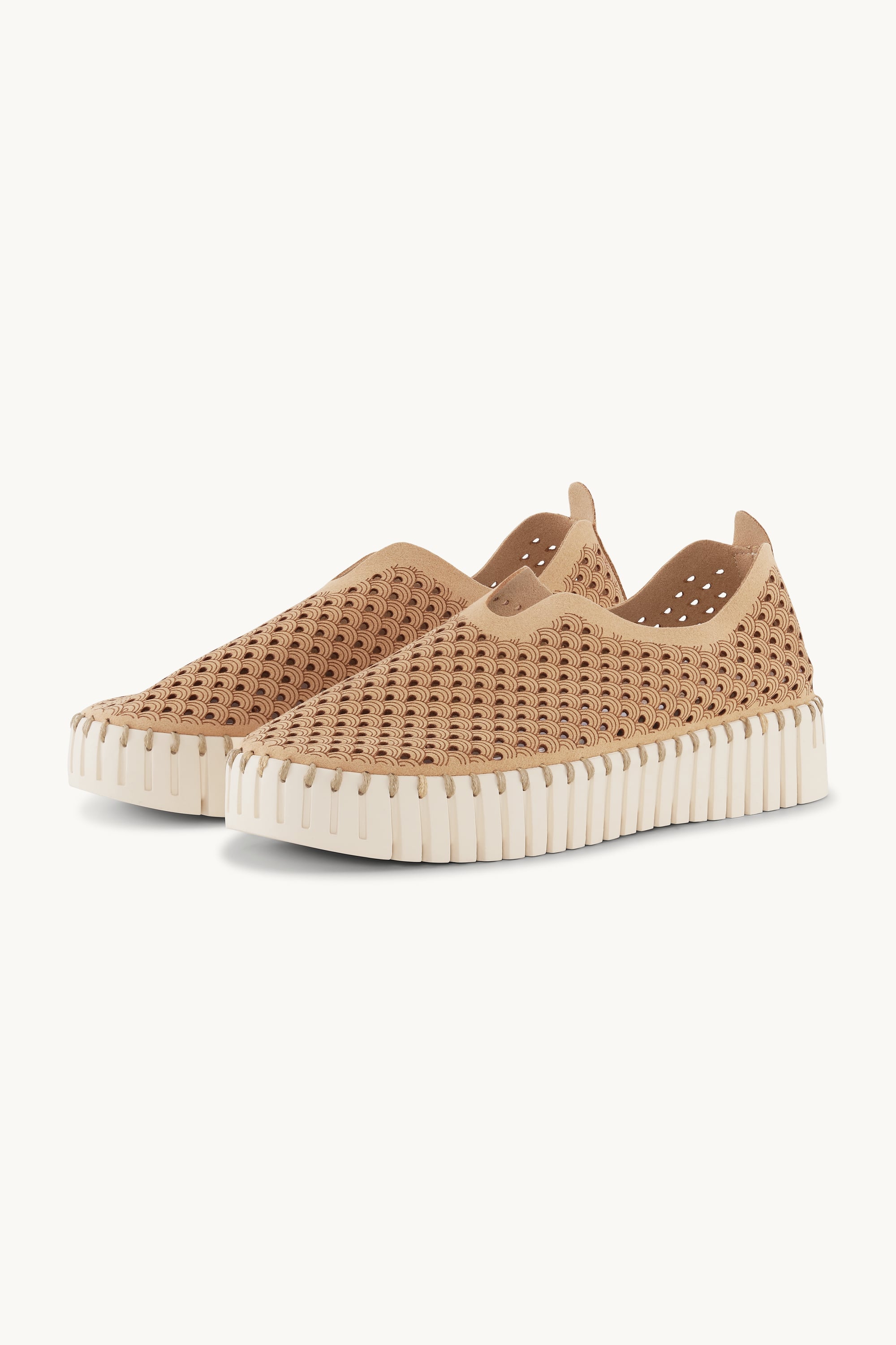 Platform Tulip Flats - Latte