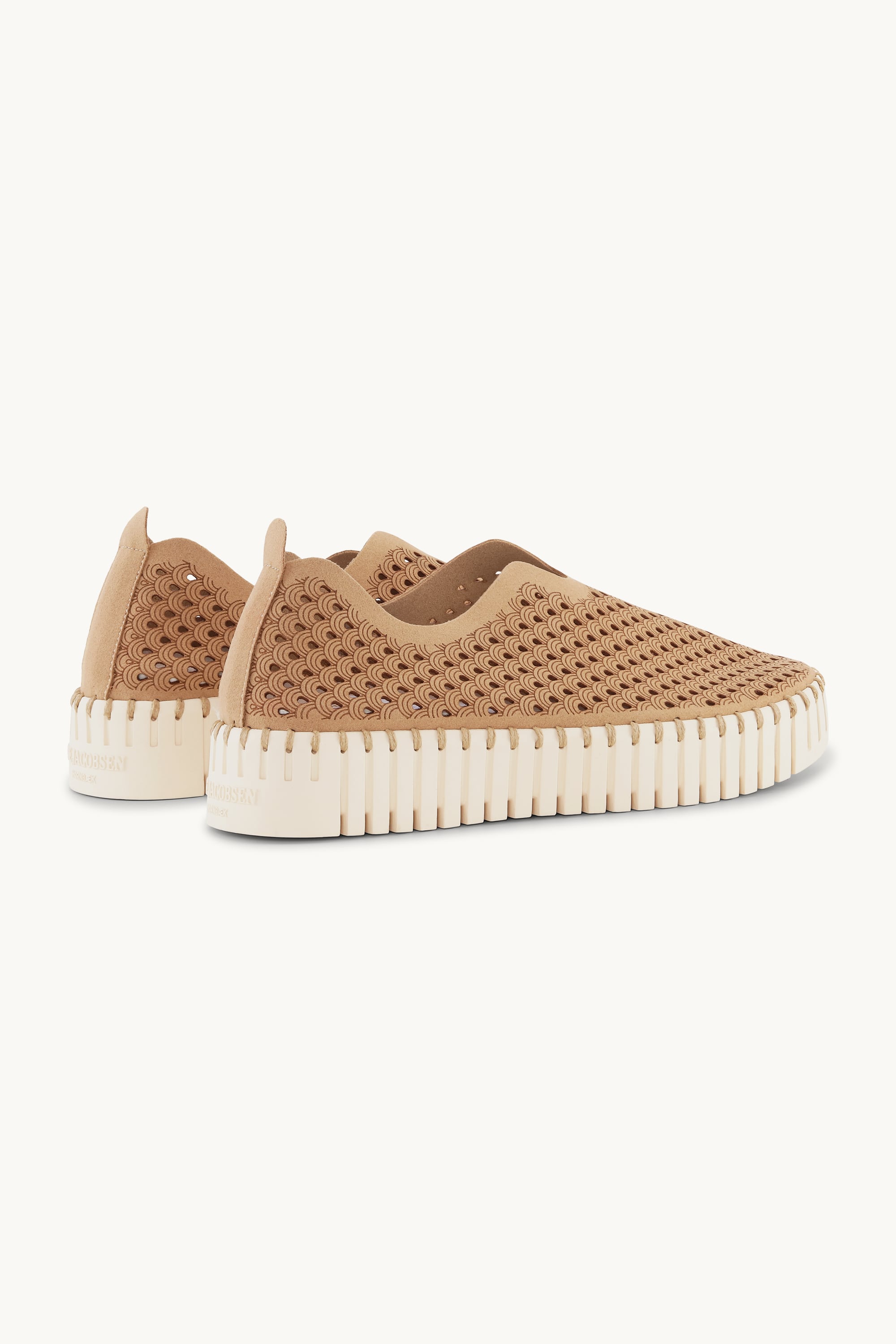 Platform Tulip Flats - Latte