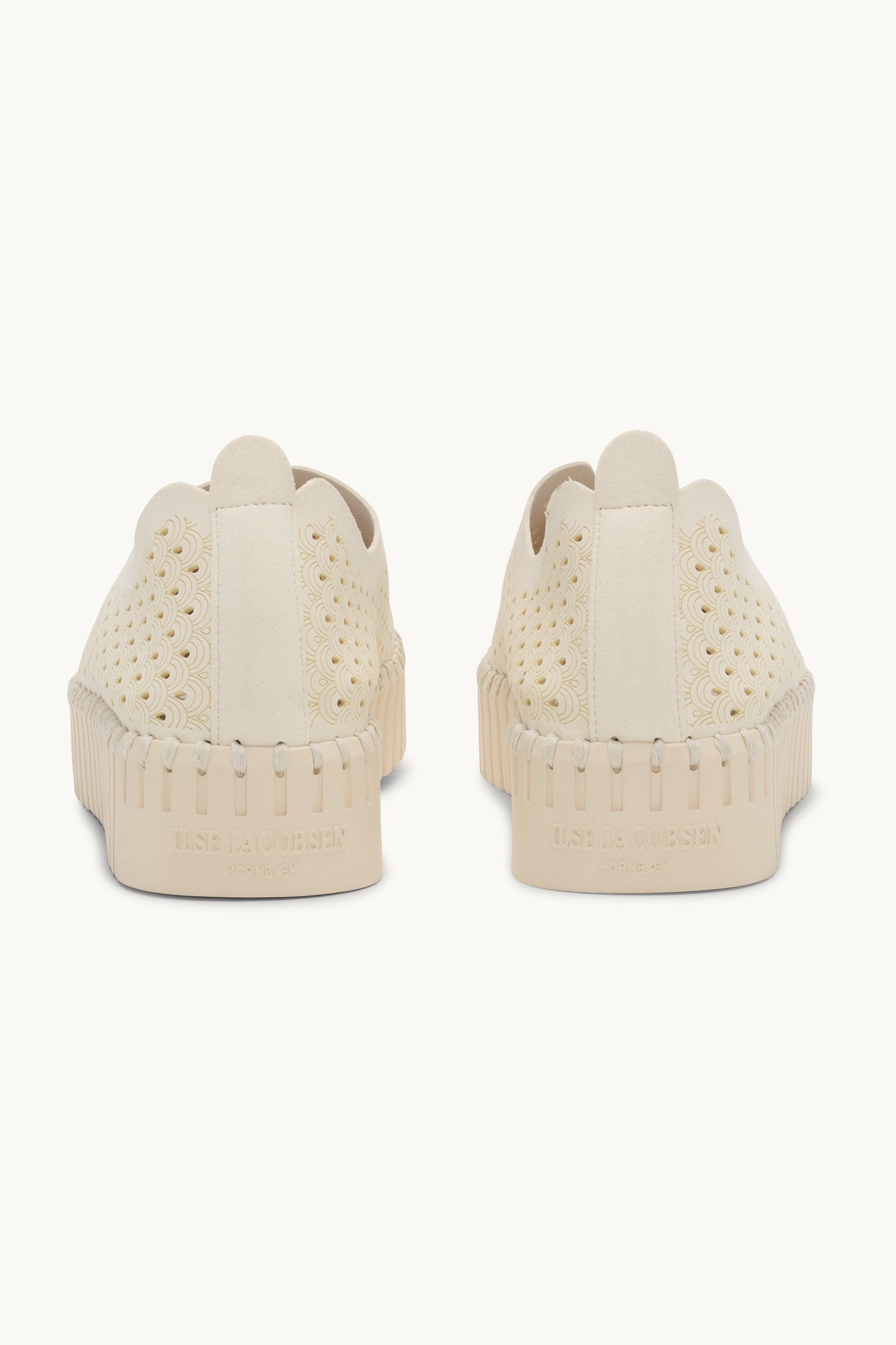 Platform Tulip Flats - Milk Creme
