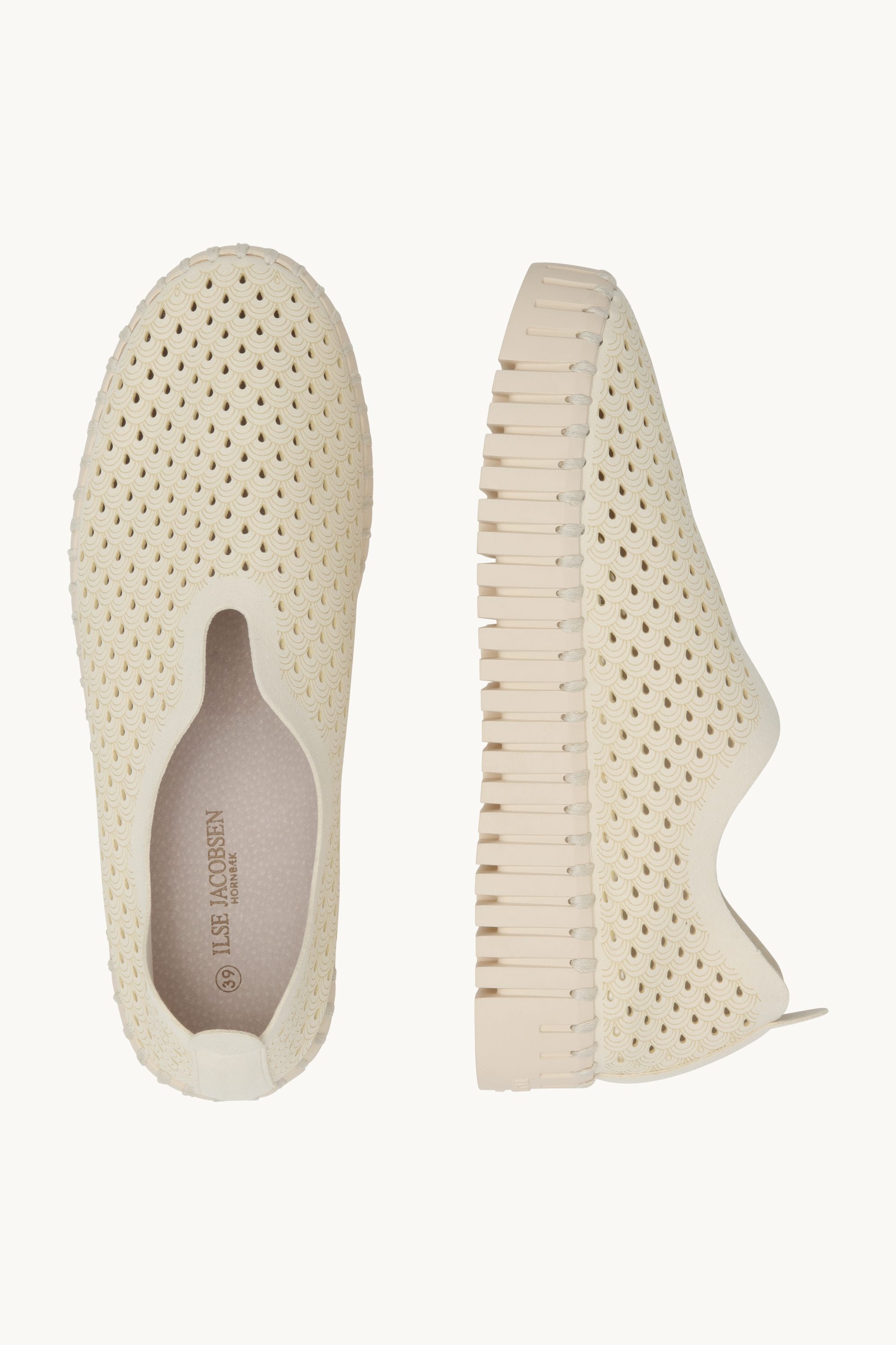 Platform Tulip Flats - Milk Creme