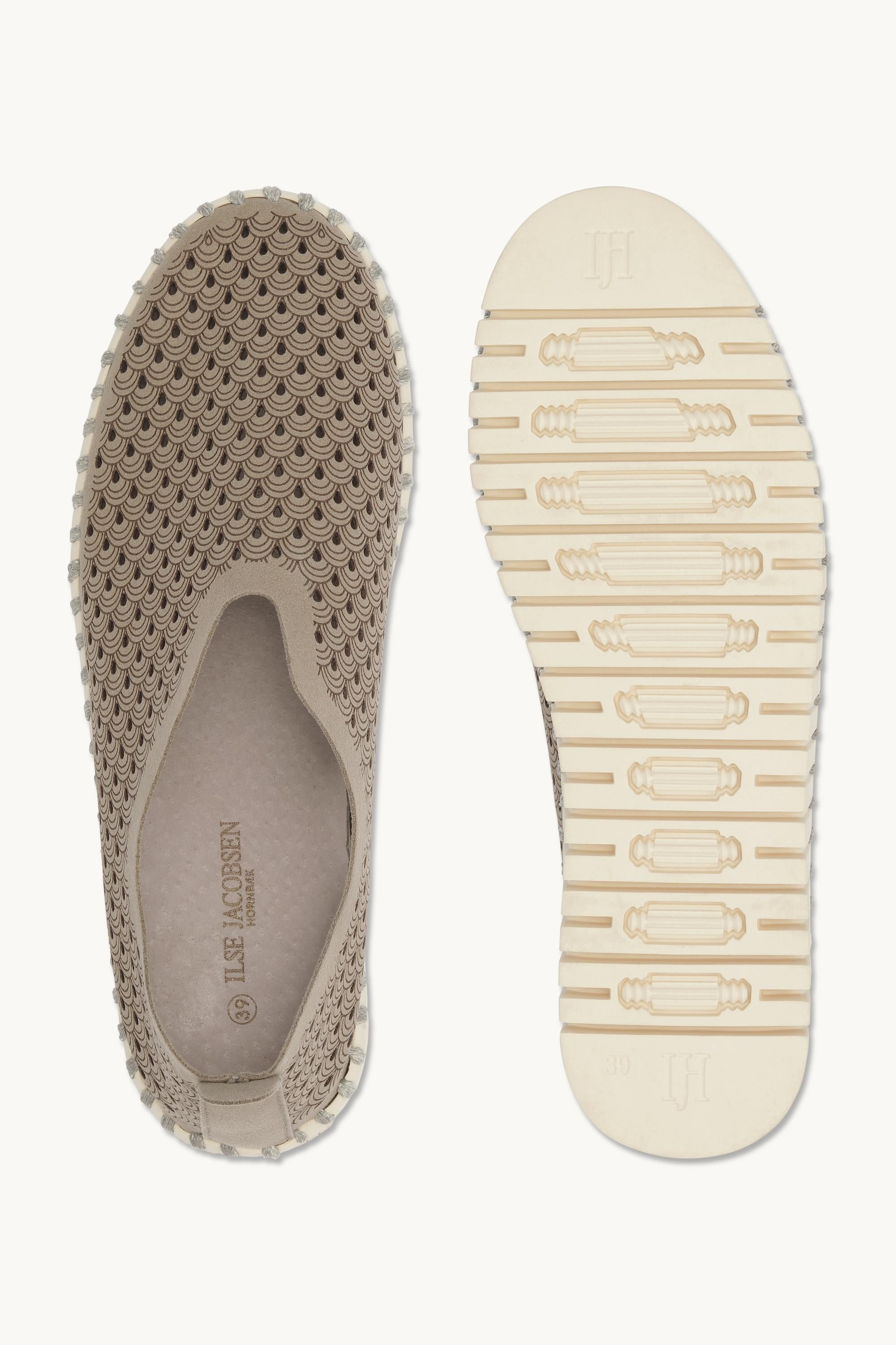 Platform Tulip Flats - Coriander Pearled Ivory