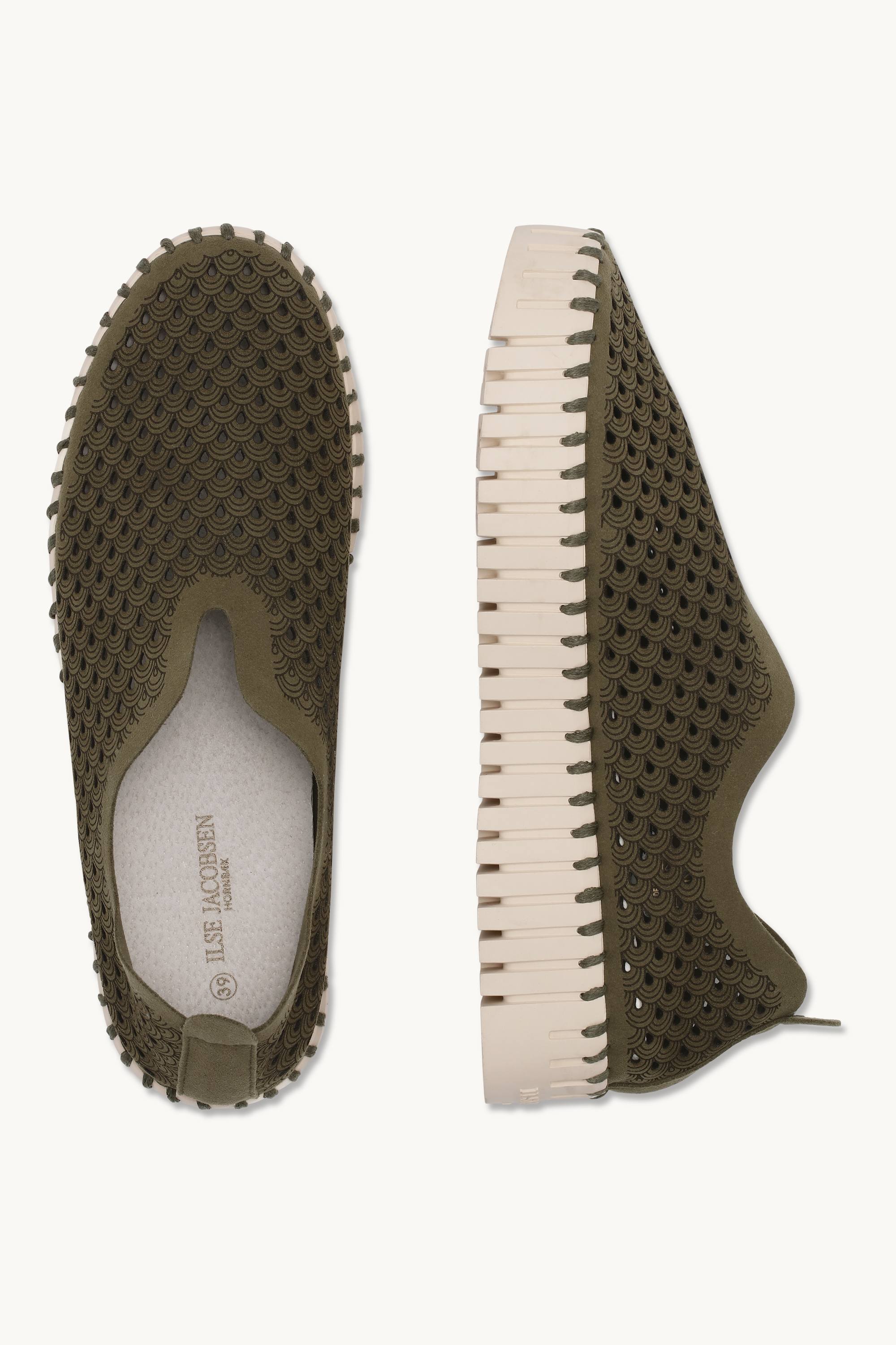 Platform Tulip Flats - Deep Olive