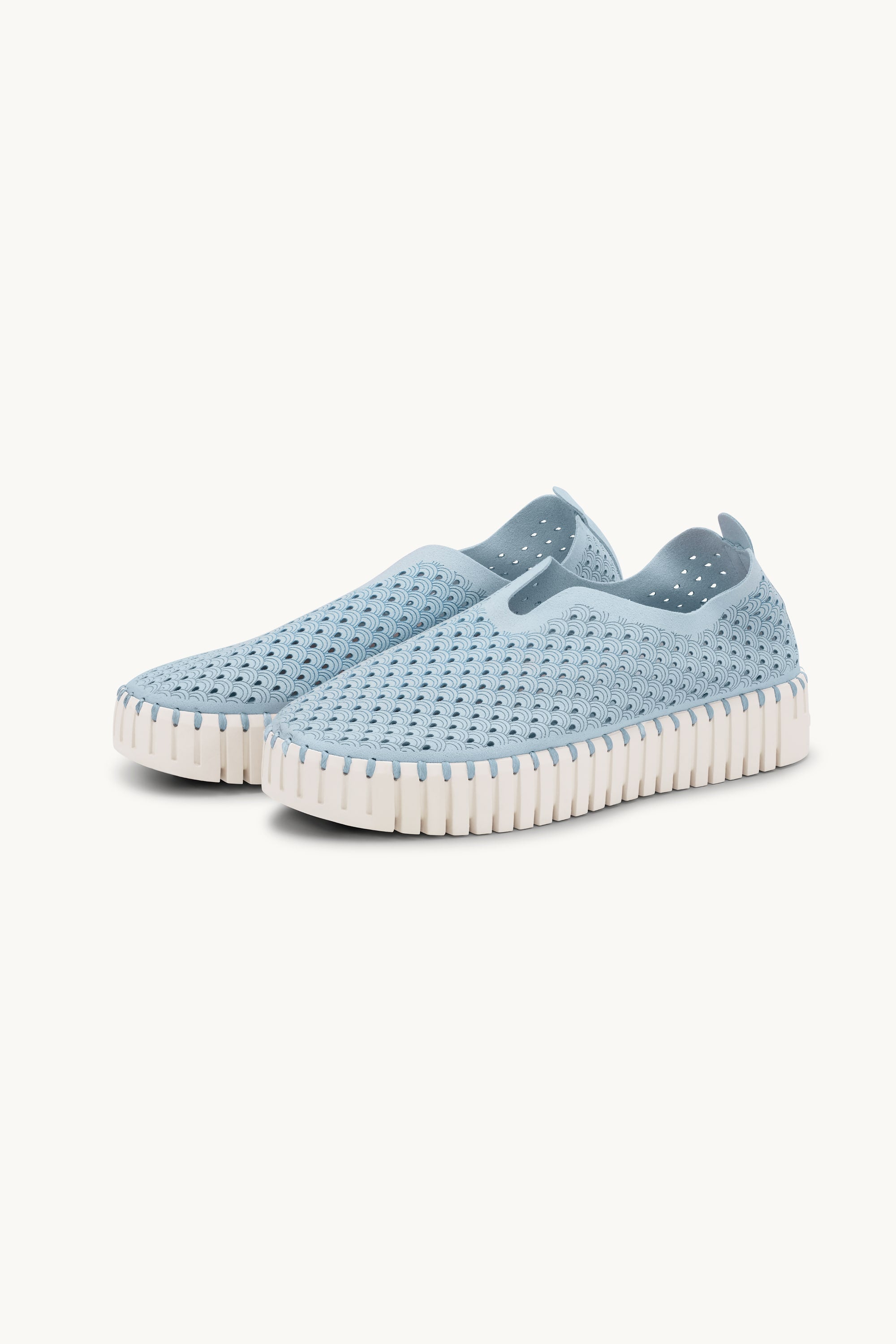 Platform Tulip Flats - Ash Blue