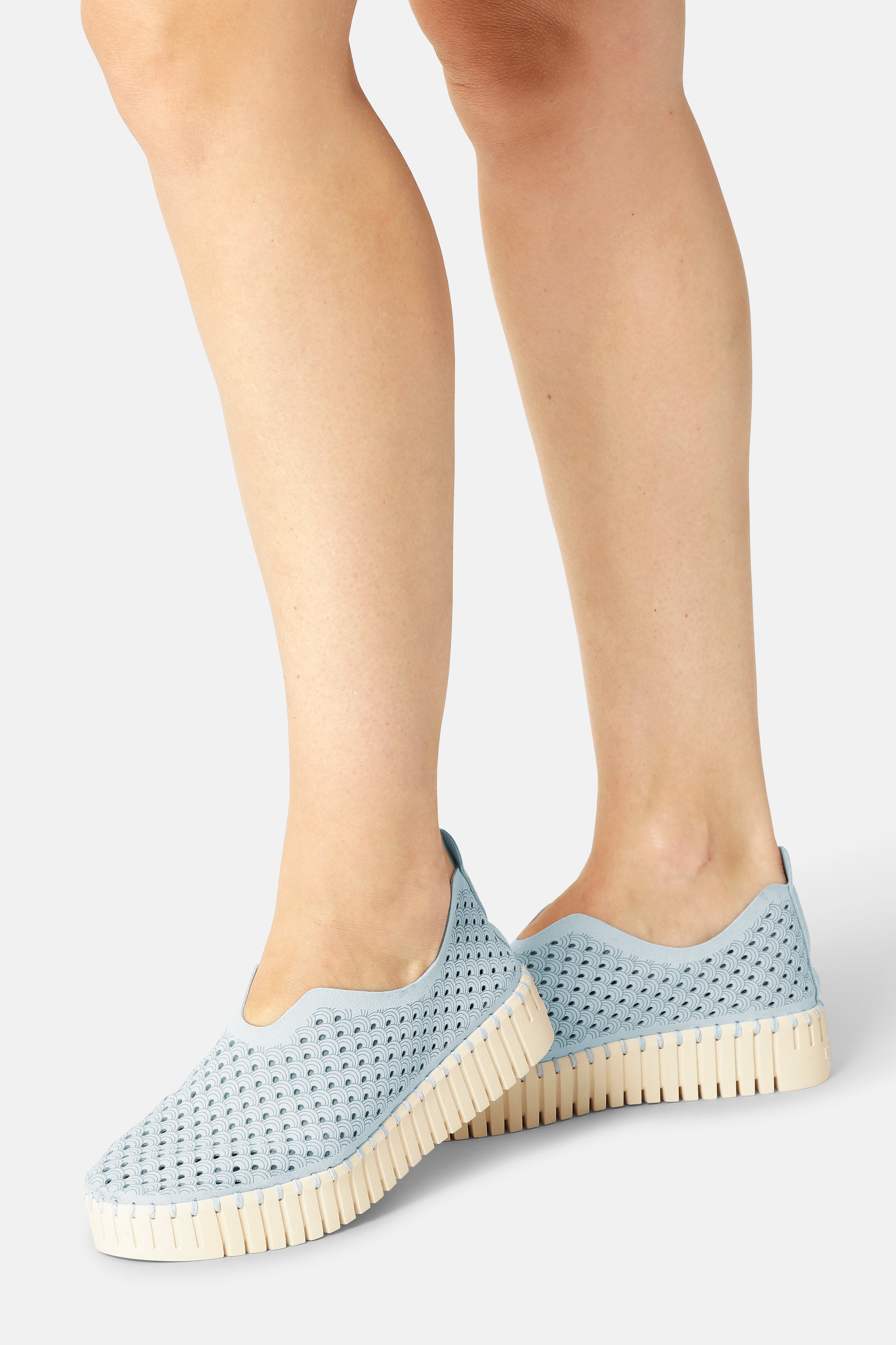 Platform Tulip Flats - Ash Blue