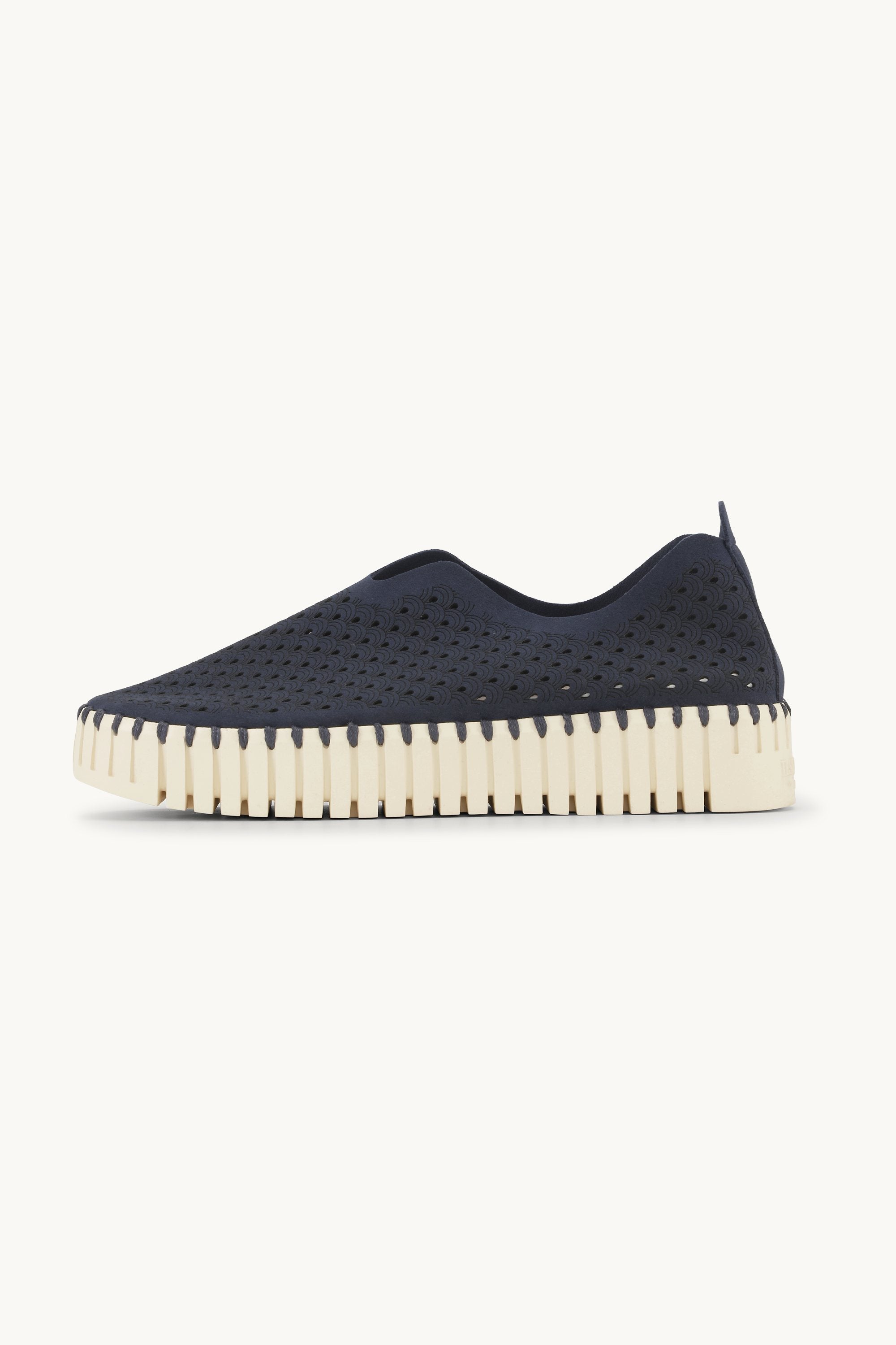 Platform Tulip Flats - Dark Indigo
