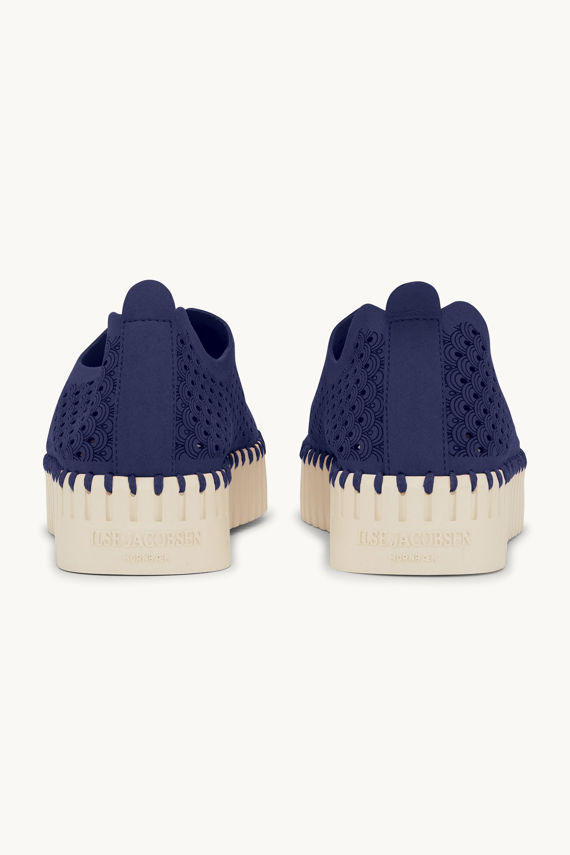 Platform Tulip Flats - Dark Indigo