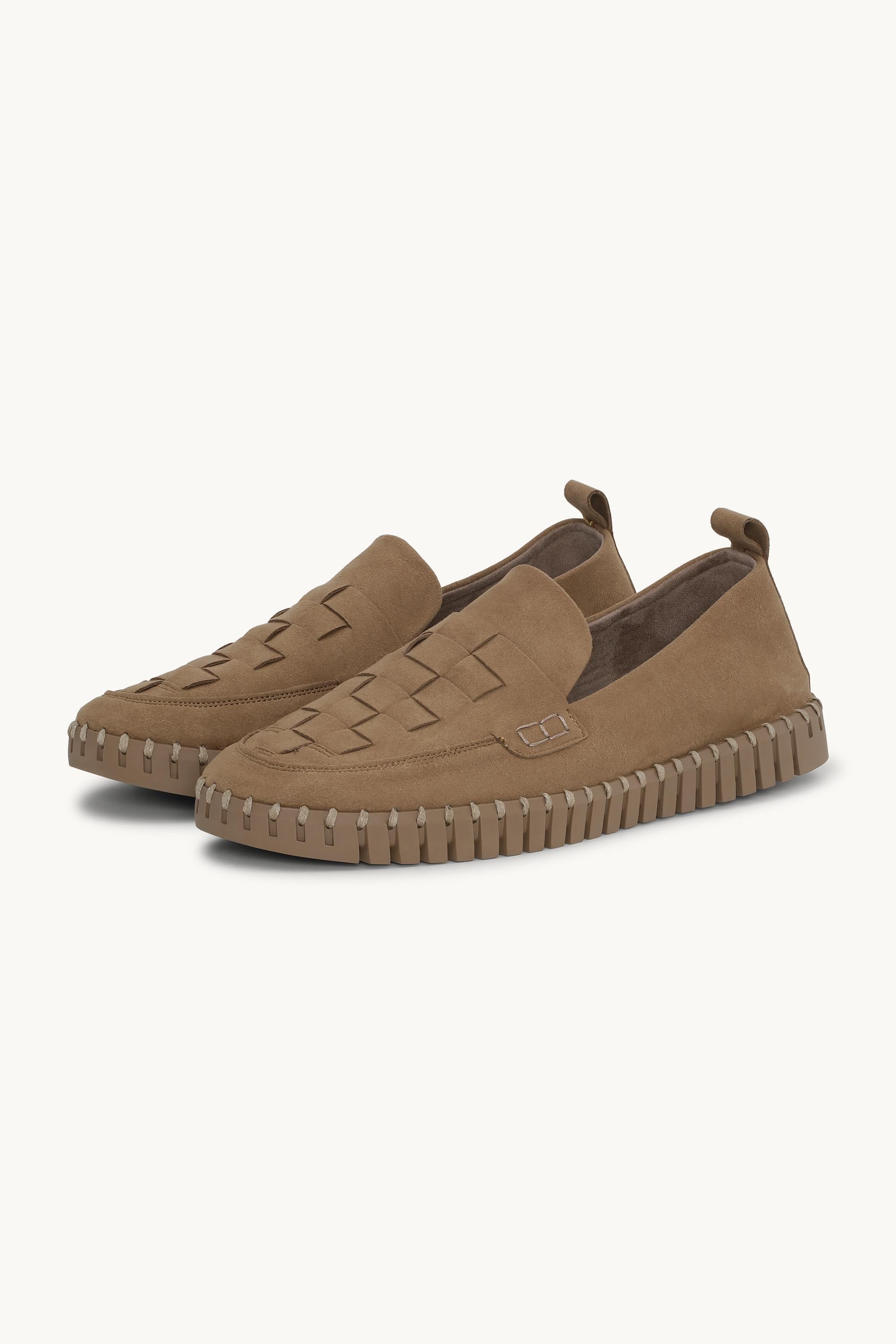 Tulip Braided Loafer - Mocca Mocca