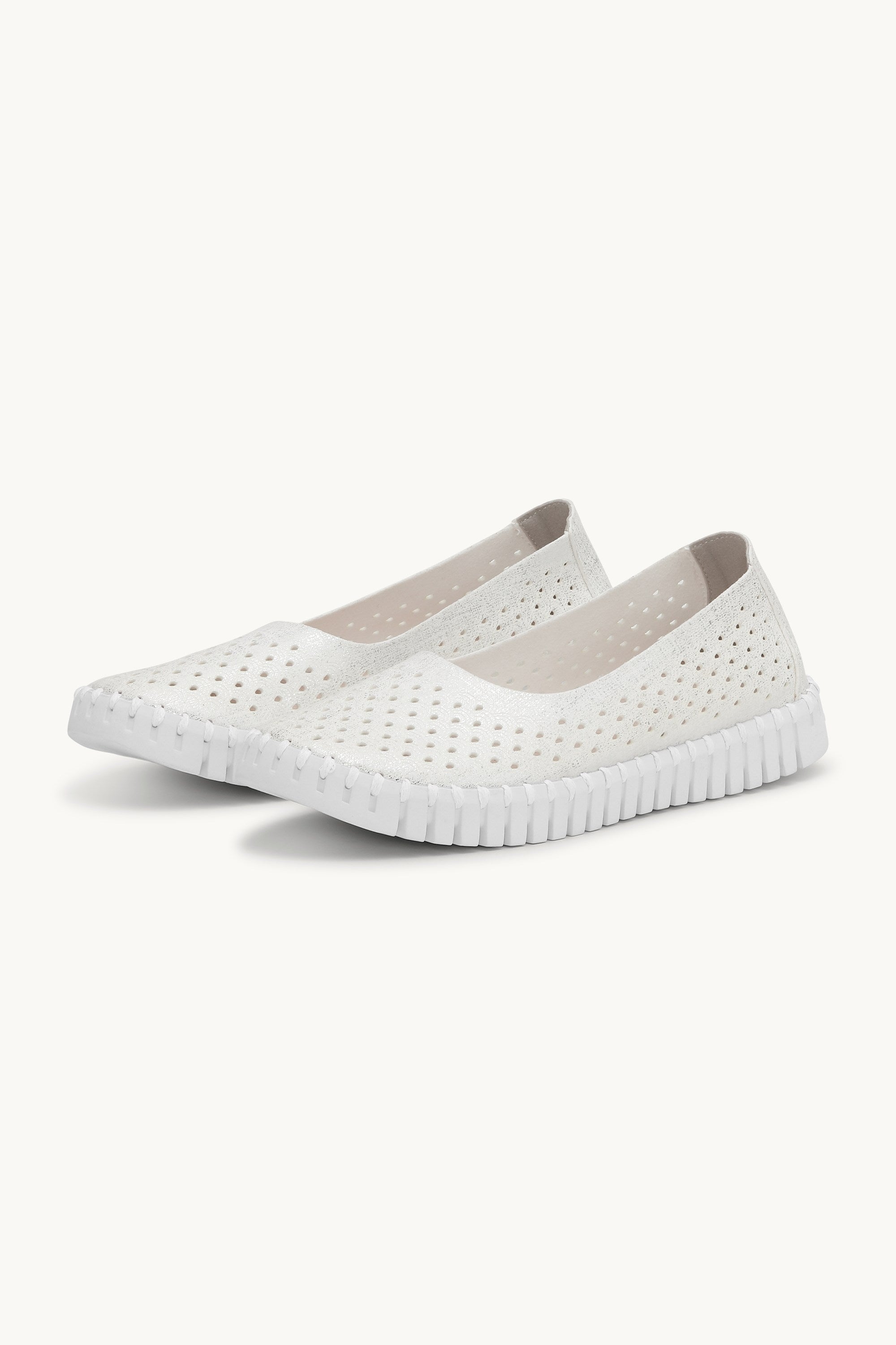Ballerina Glitter - White White