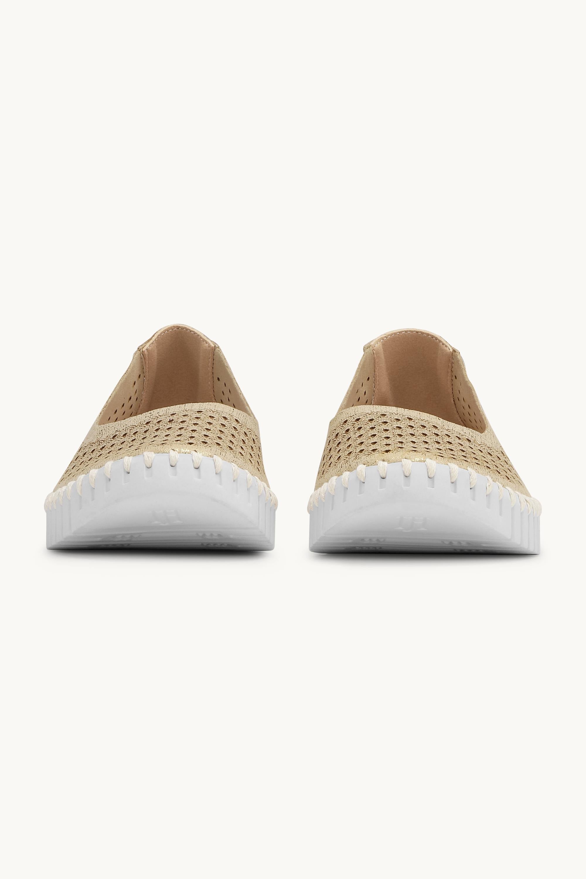 Ballerina Glitter - Platin White