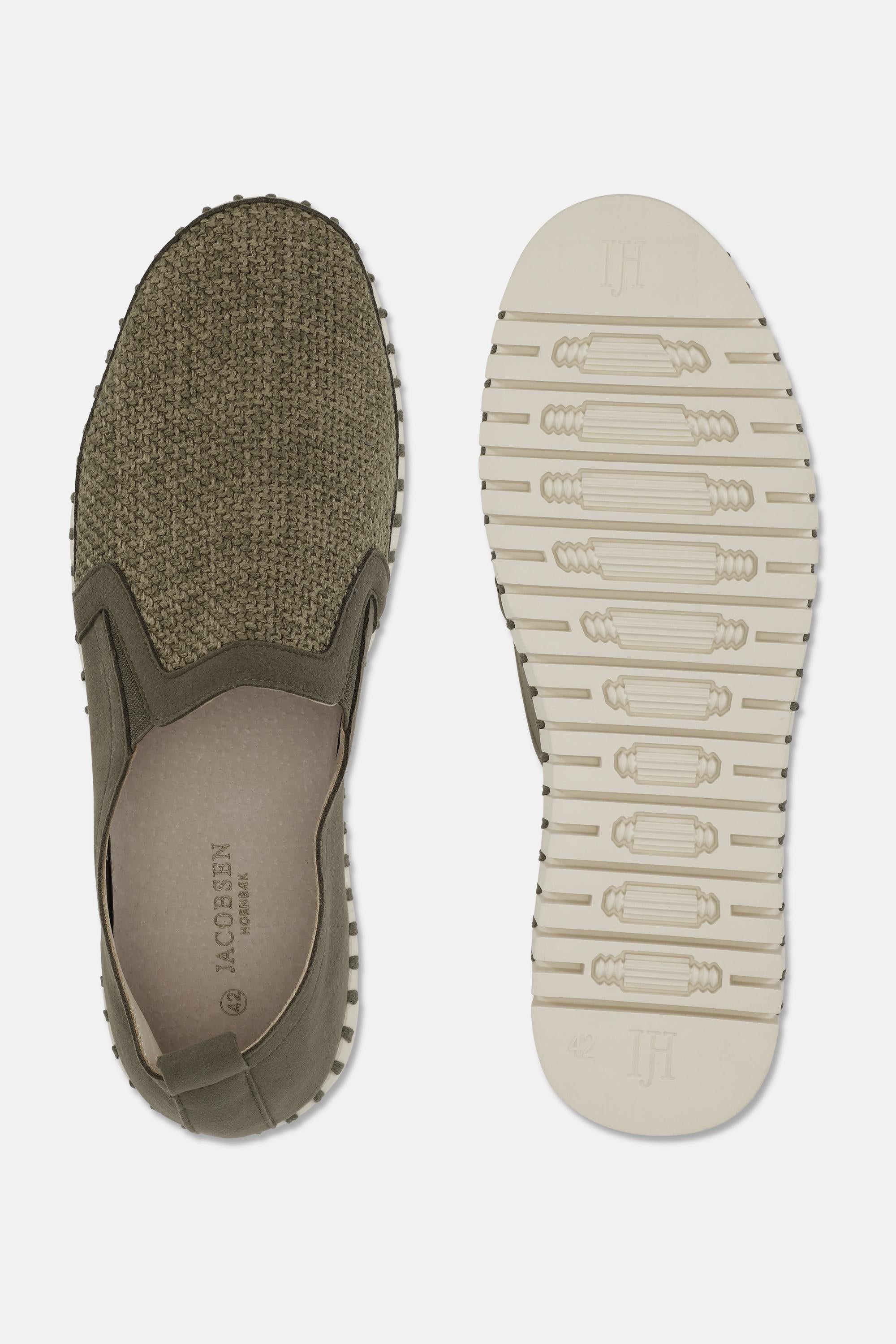 Men’s Comfort Shoes - Deep Olive Pearled Ivory