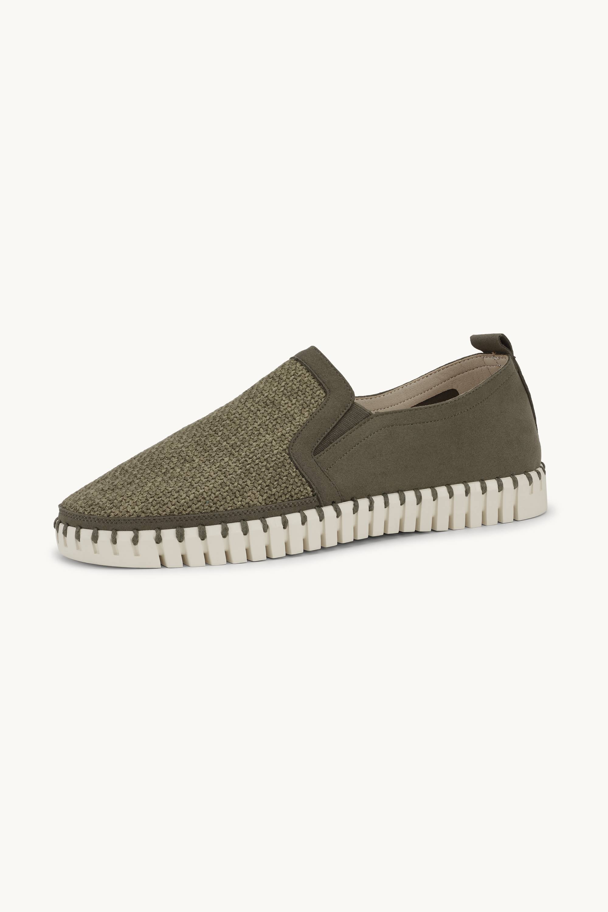 Men’s Comfort Shoes - Deep Olive Pearled Ivory