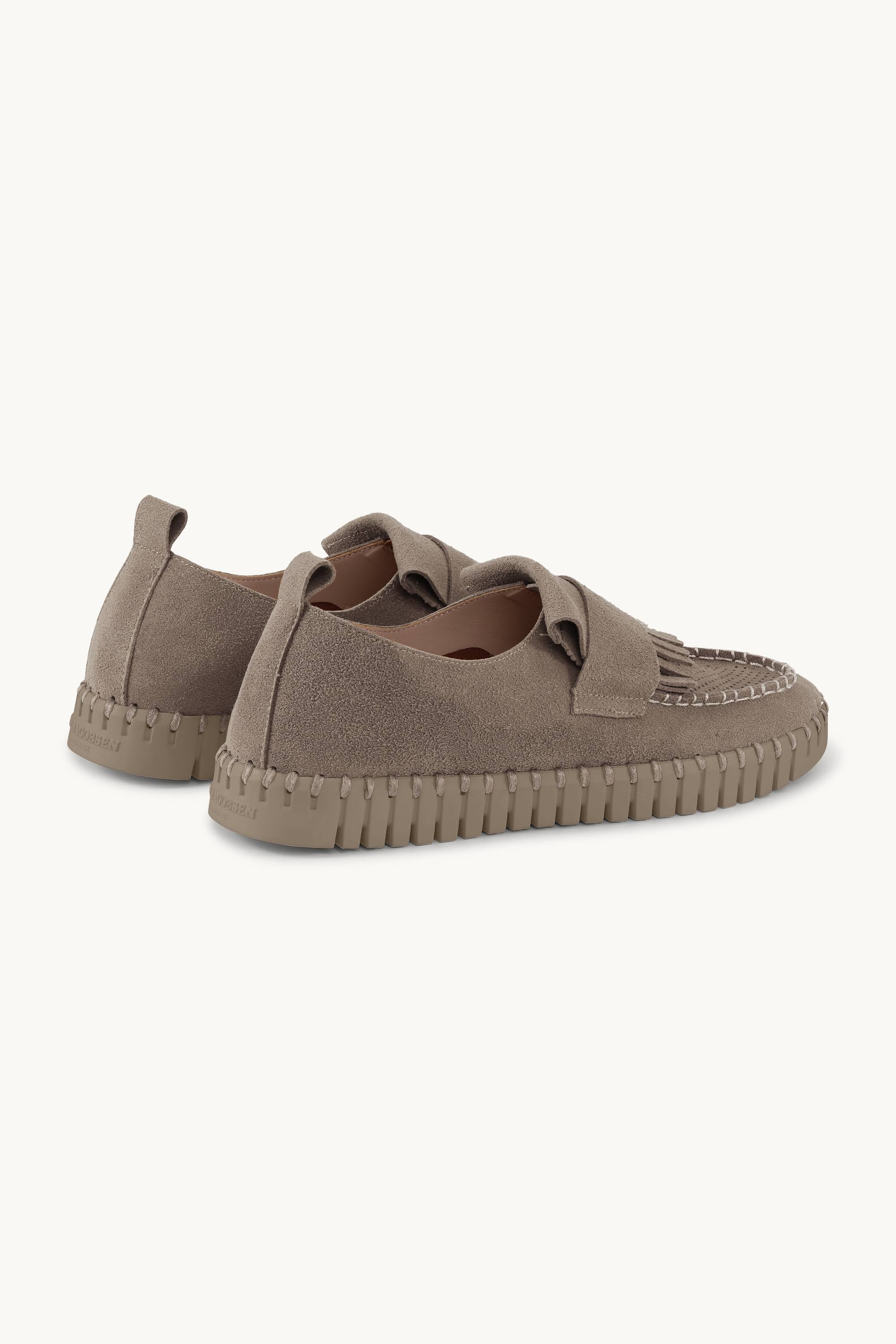 Tulip Fringe Loafer - Falcon Falcon