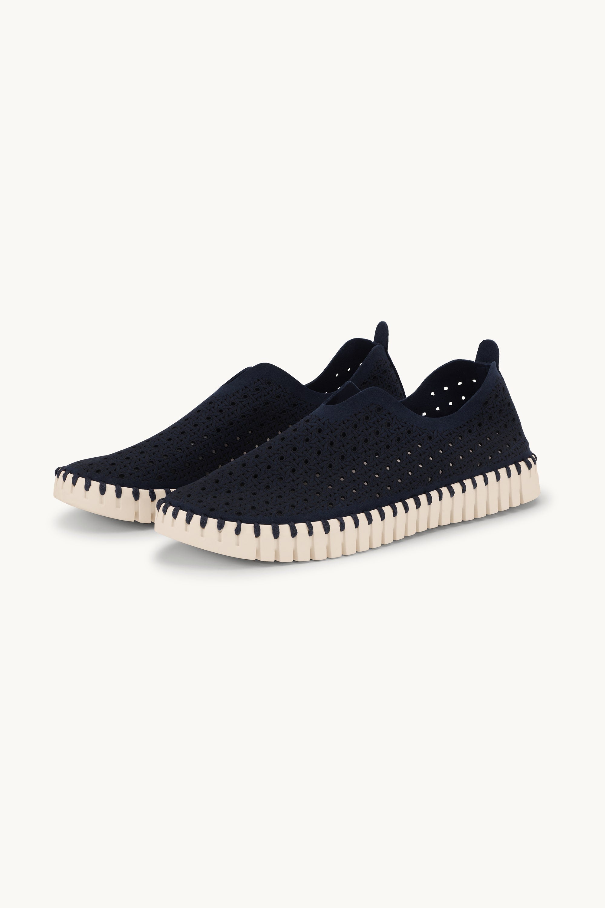 Tulip Flats - Dark Indigo Pearled Ivory