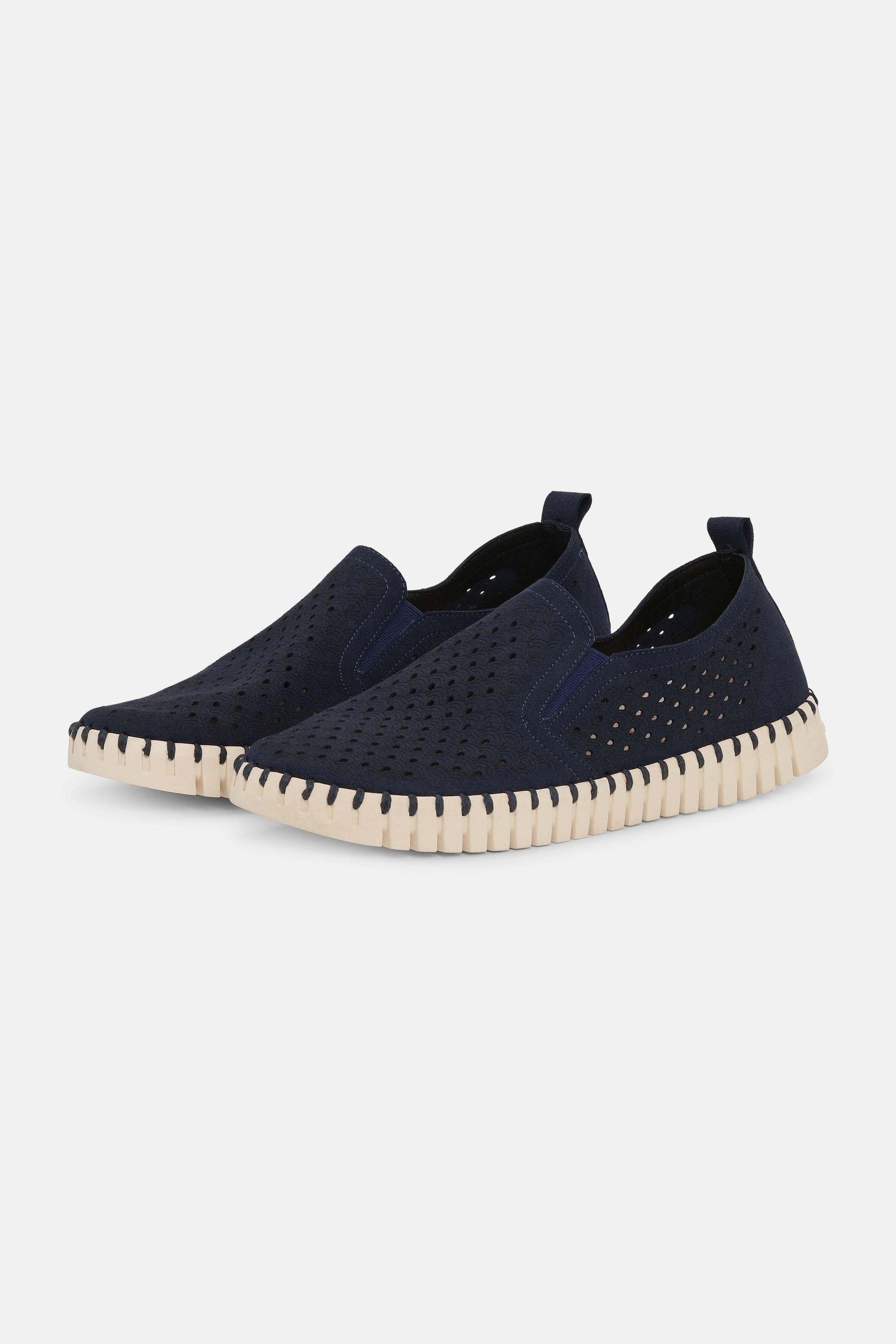 Tulip Flats - Dark Indigo Pearled Ivory