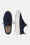 Tulip Flats With Laces - Dark Indigo White