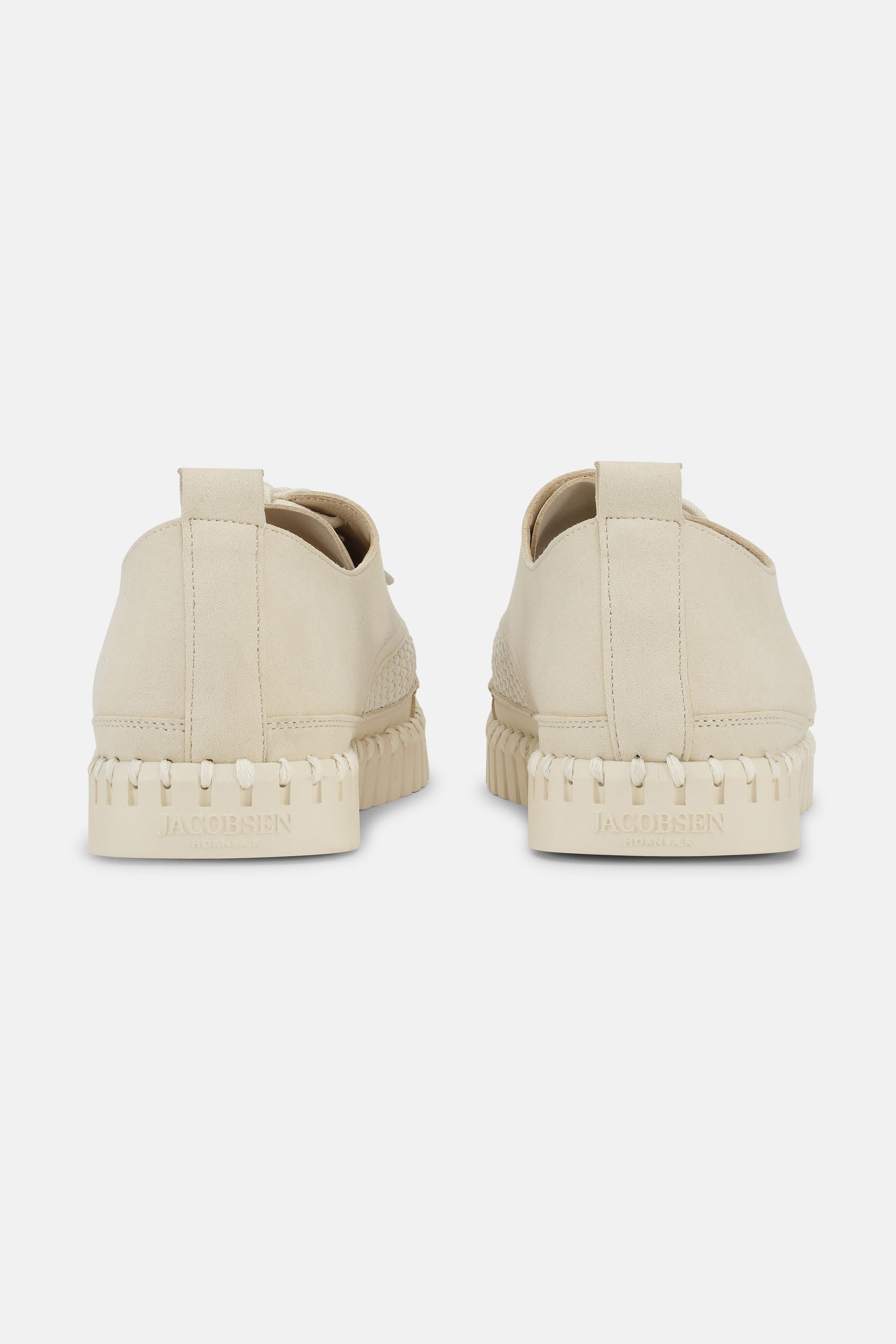 Men's Shoes With Laces - Kit Pearled Ivory