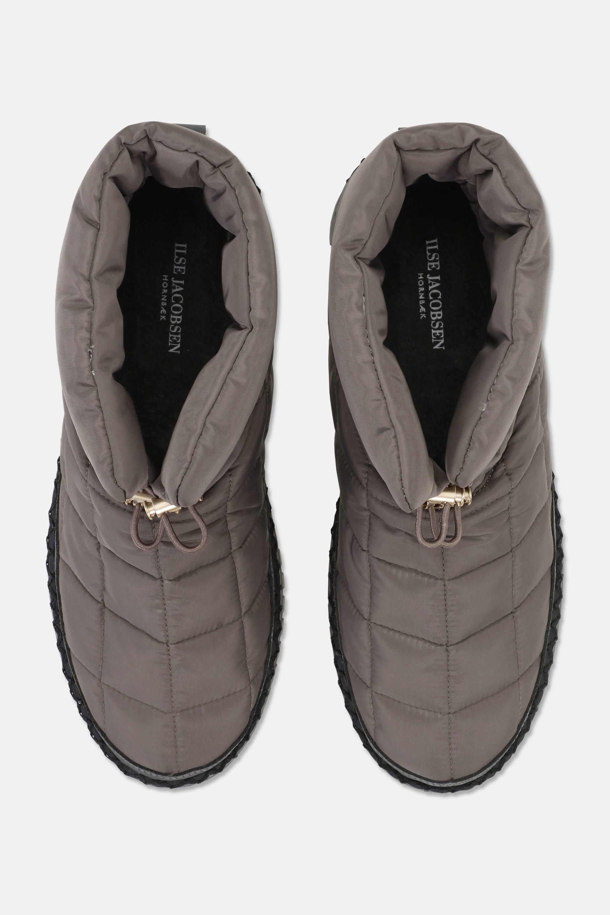 Tulip Padded Winter Boot - Grey Black