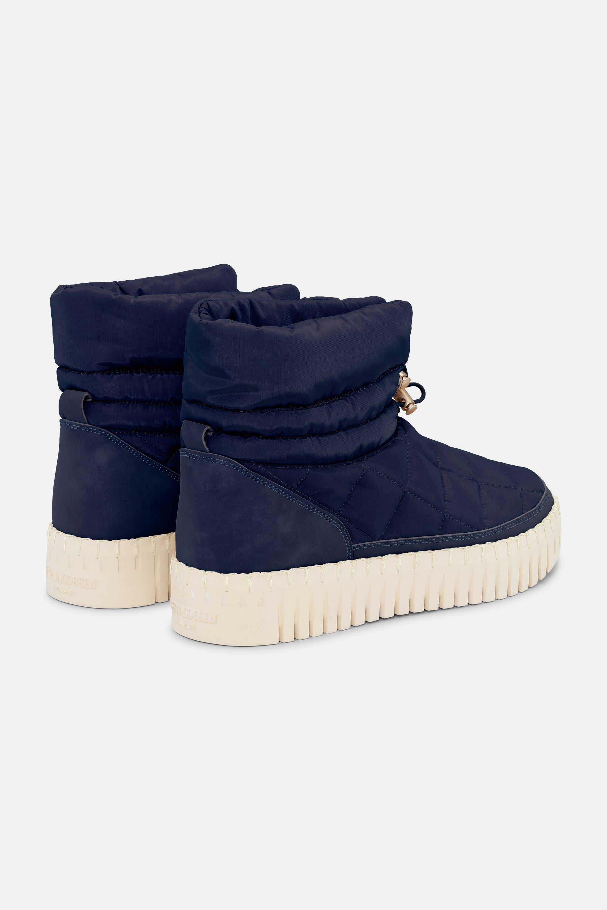 Tulip Padded Winter Boot - Dark Indigo Pearled Ivory