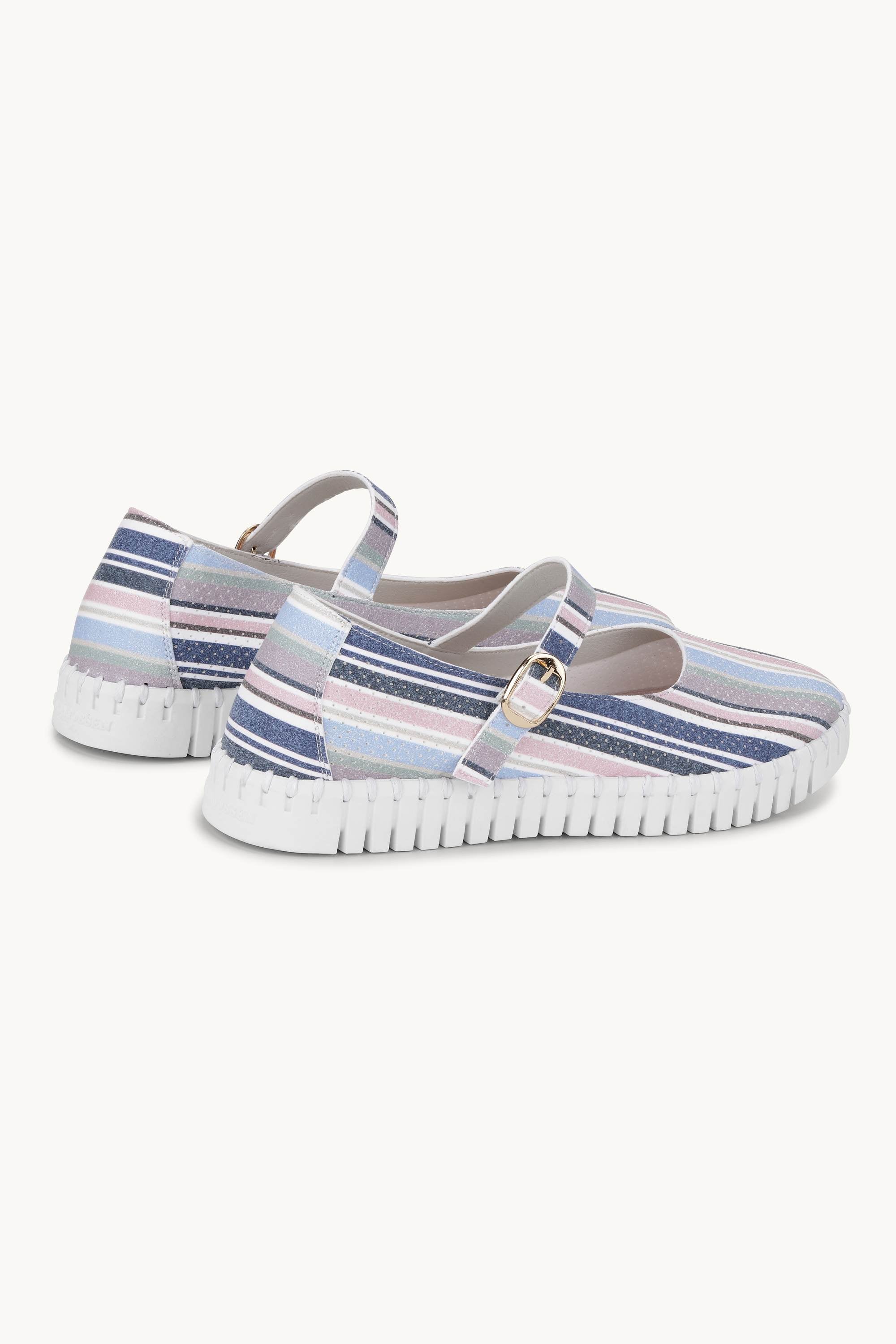 Ballerina Striped - Lotus White