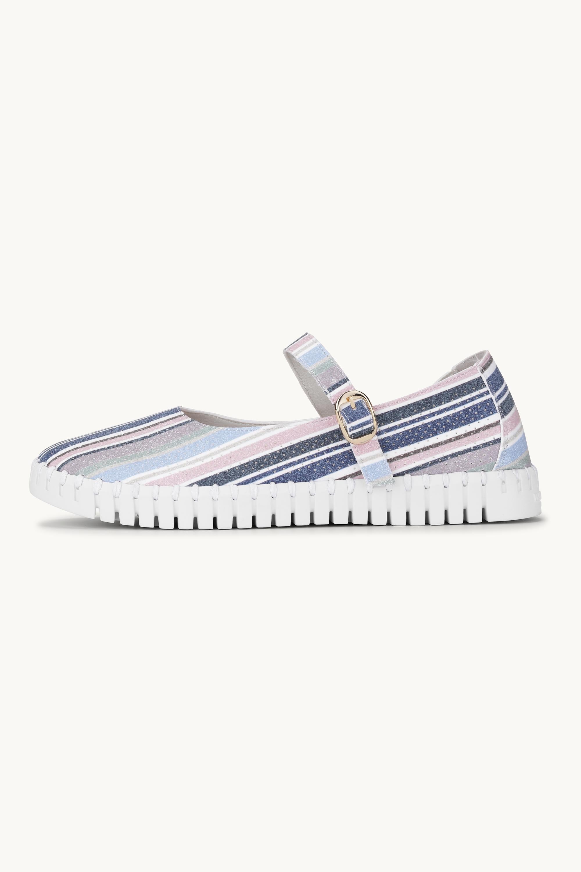 Ballerina Striped - Lotus White
