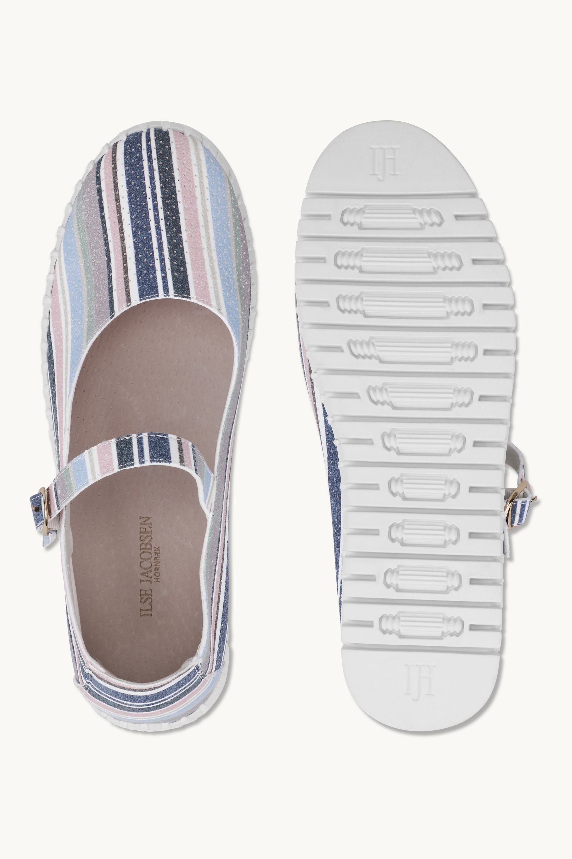 Ballerina Striped - Lotus White