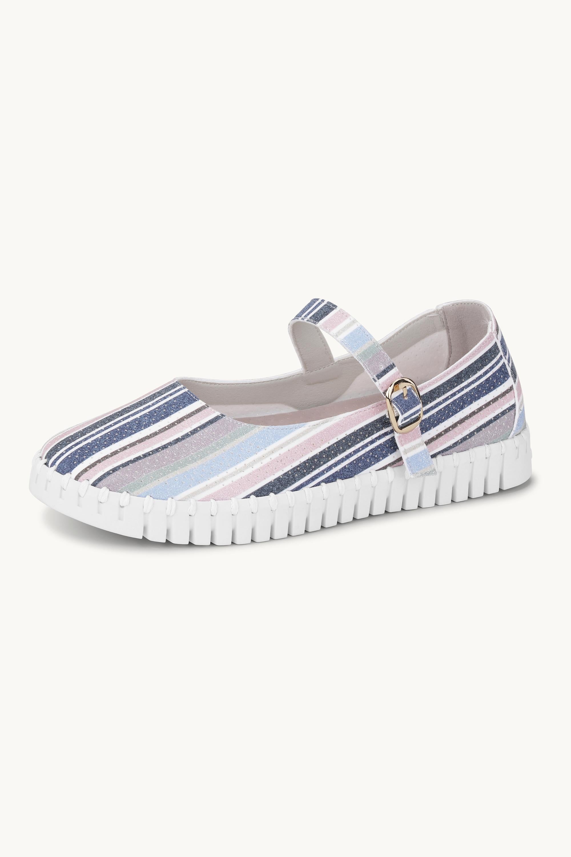 Ballerina Striped - Lotus White