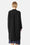 Long Zipped Coat - Black