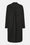 Long Zipped Coat - Black
