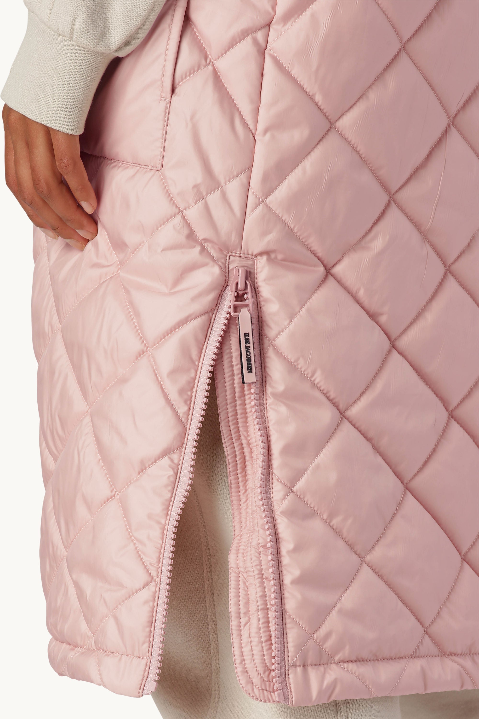 Padded Vest - Pale Pink