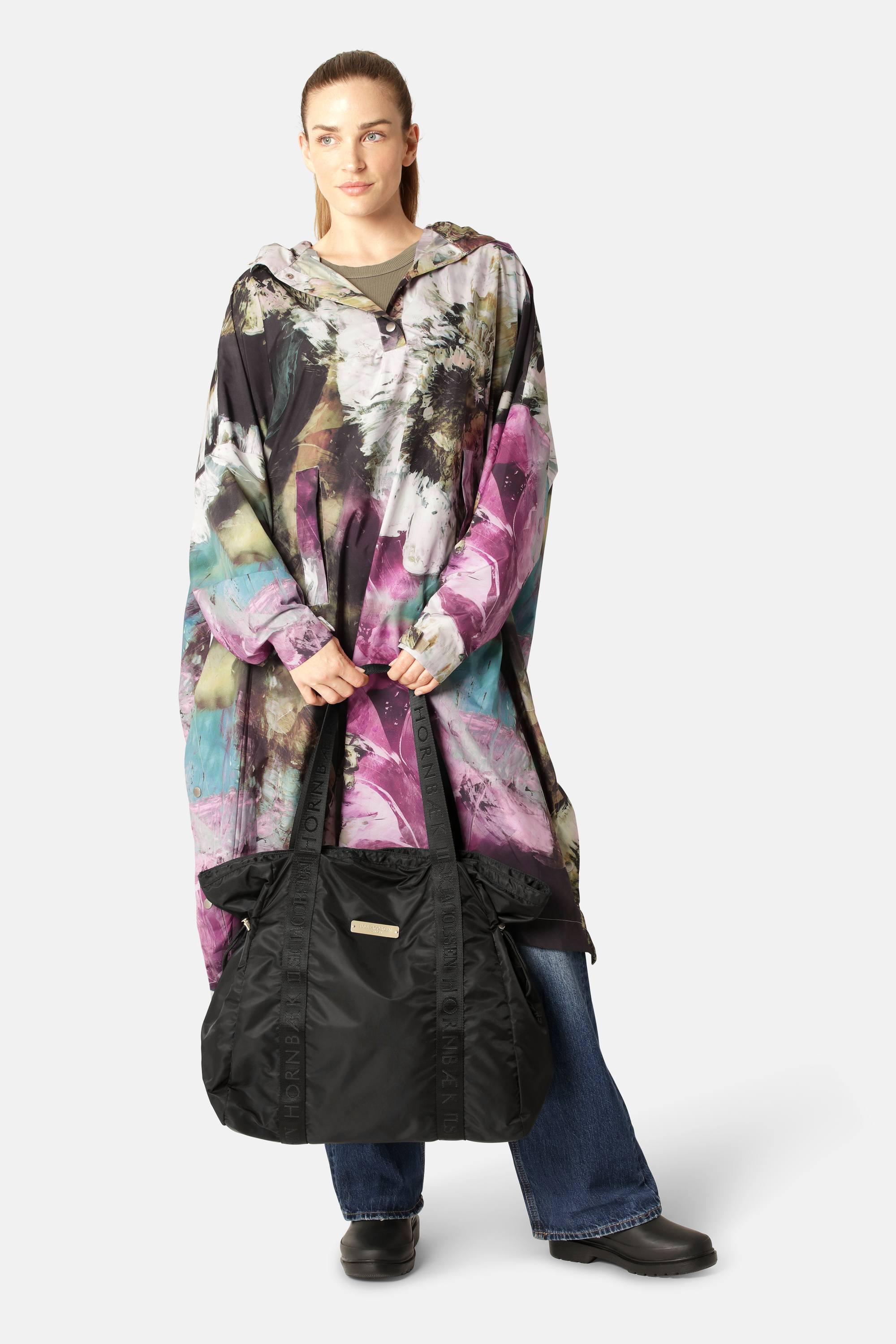 Light Rain Shopper Bag - Black