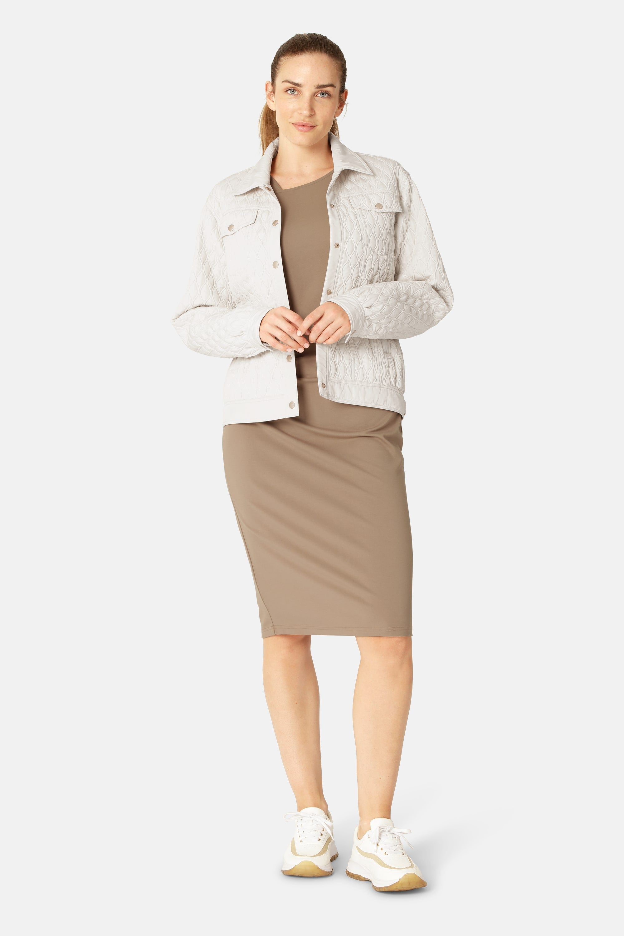 Quilt Jacket - Milk Creme