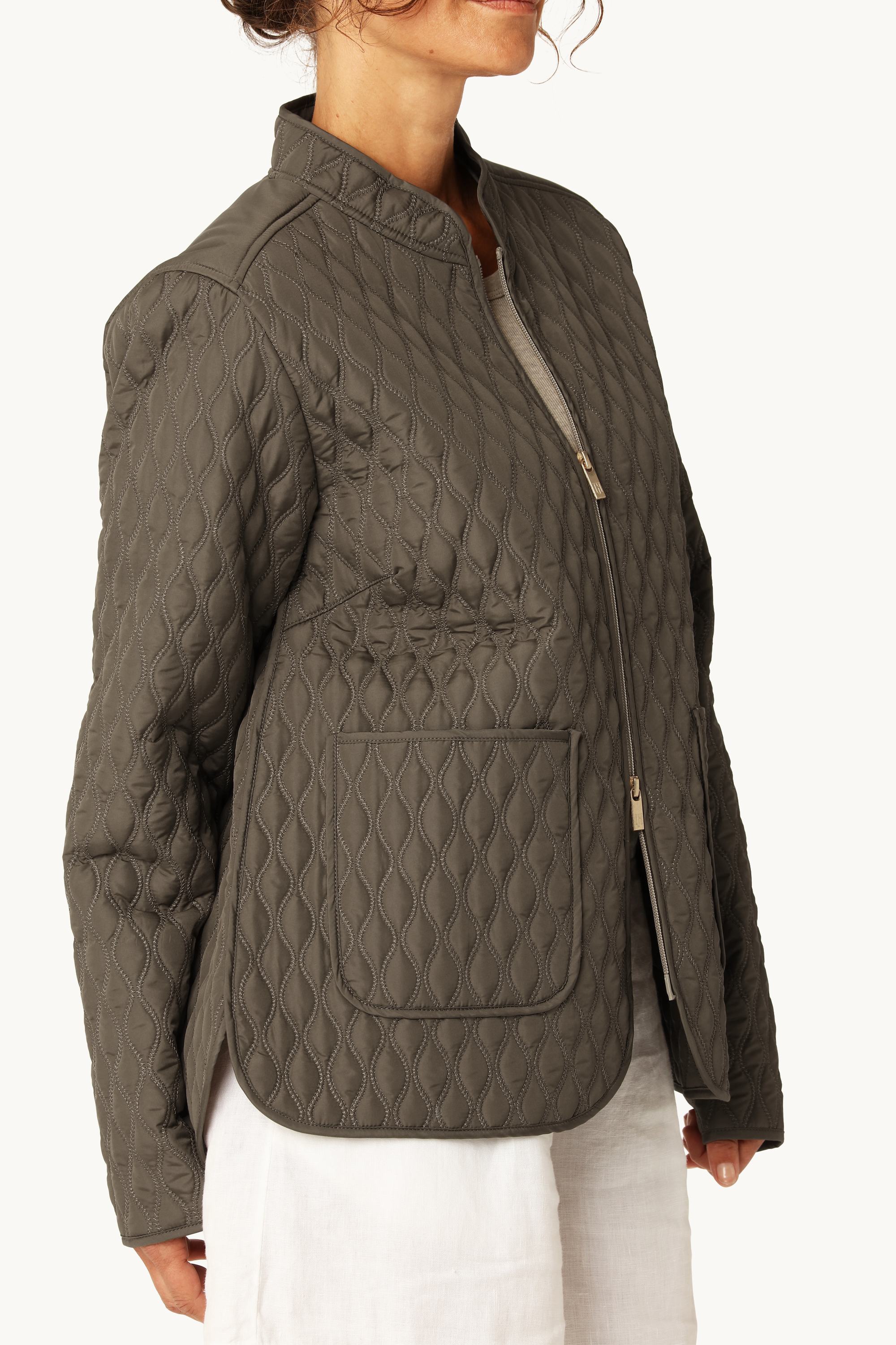 Short Quilt Jacket - Tarmac