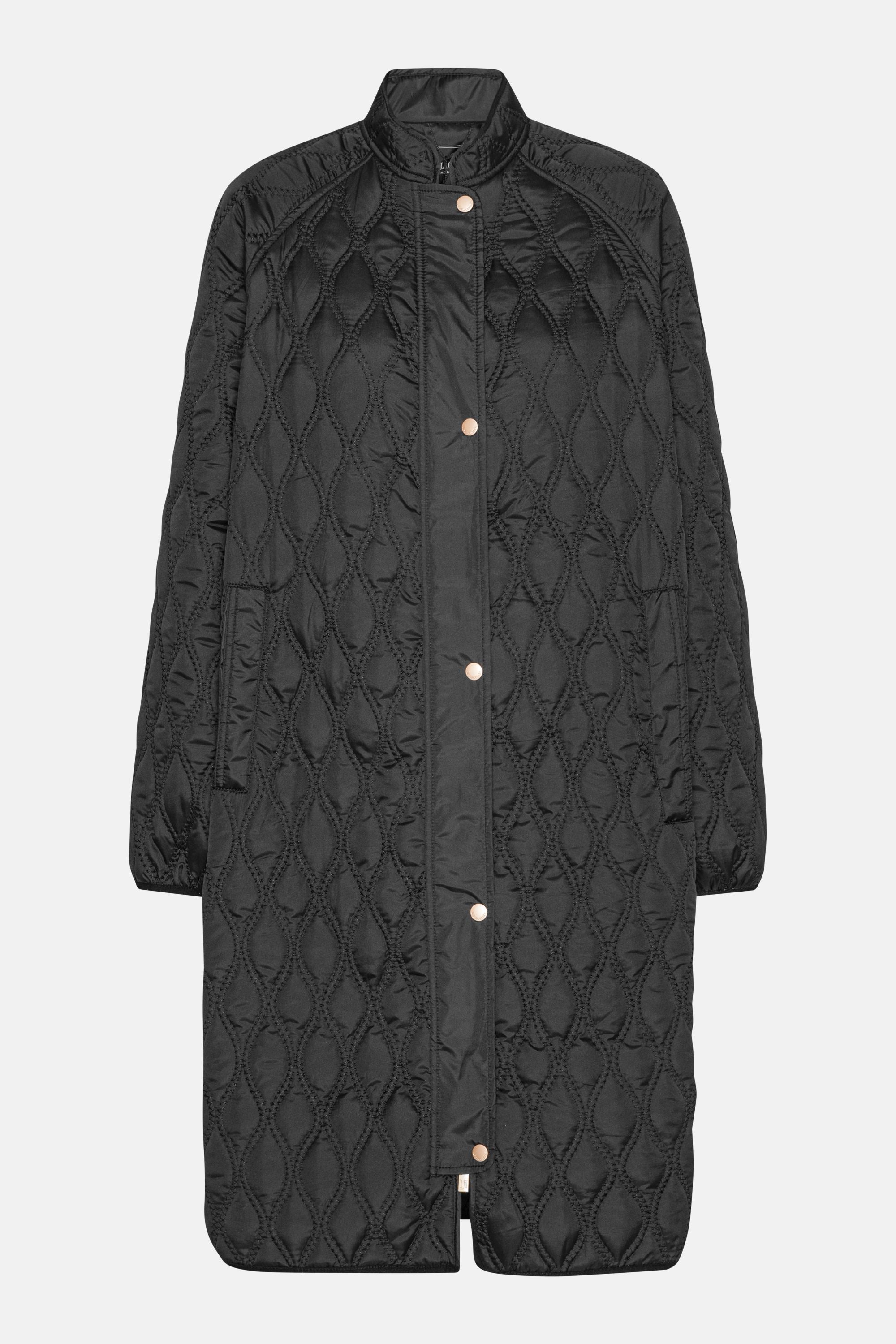 Long Quilt Jacket - Black