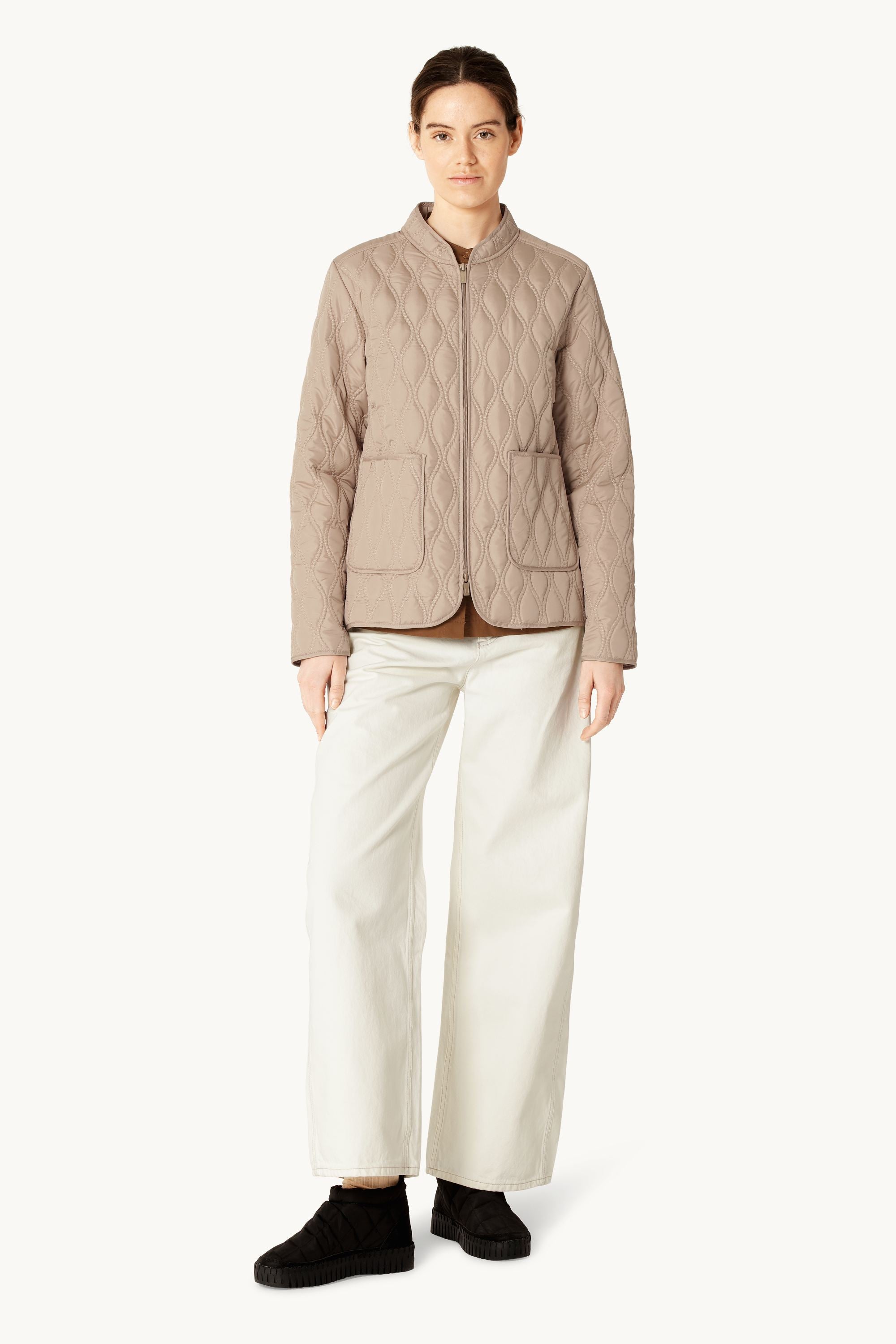 Short Quilt Jacket - Wheat
