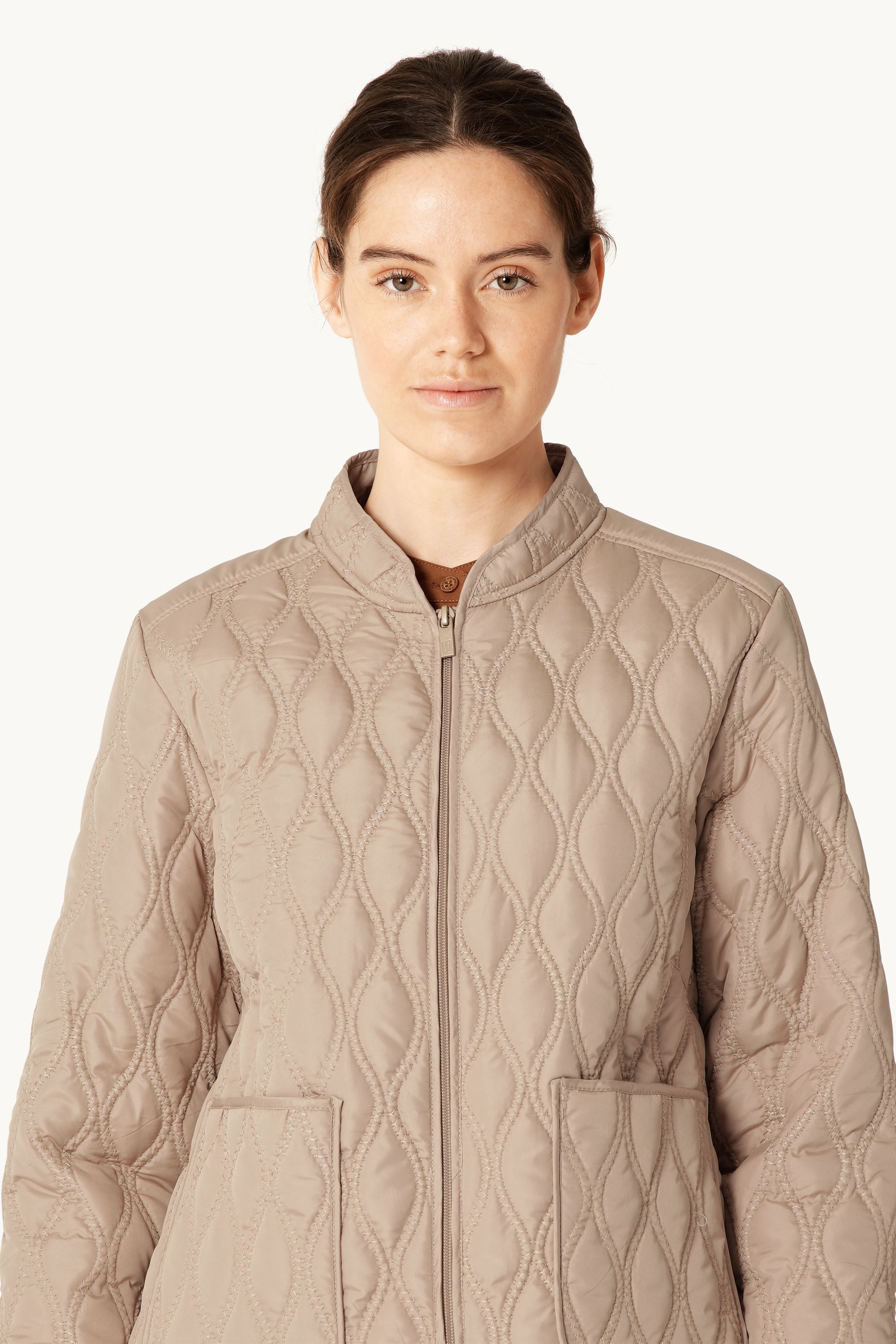 Short Quilt Jacket - Wheat