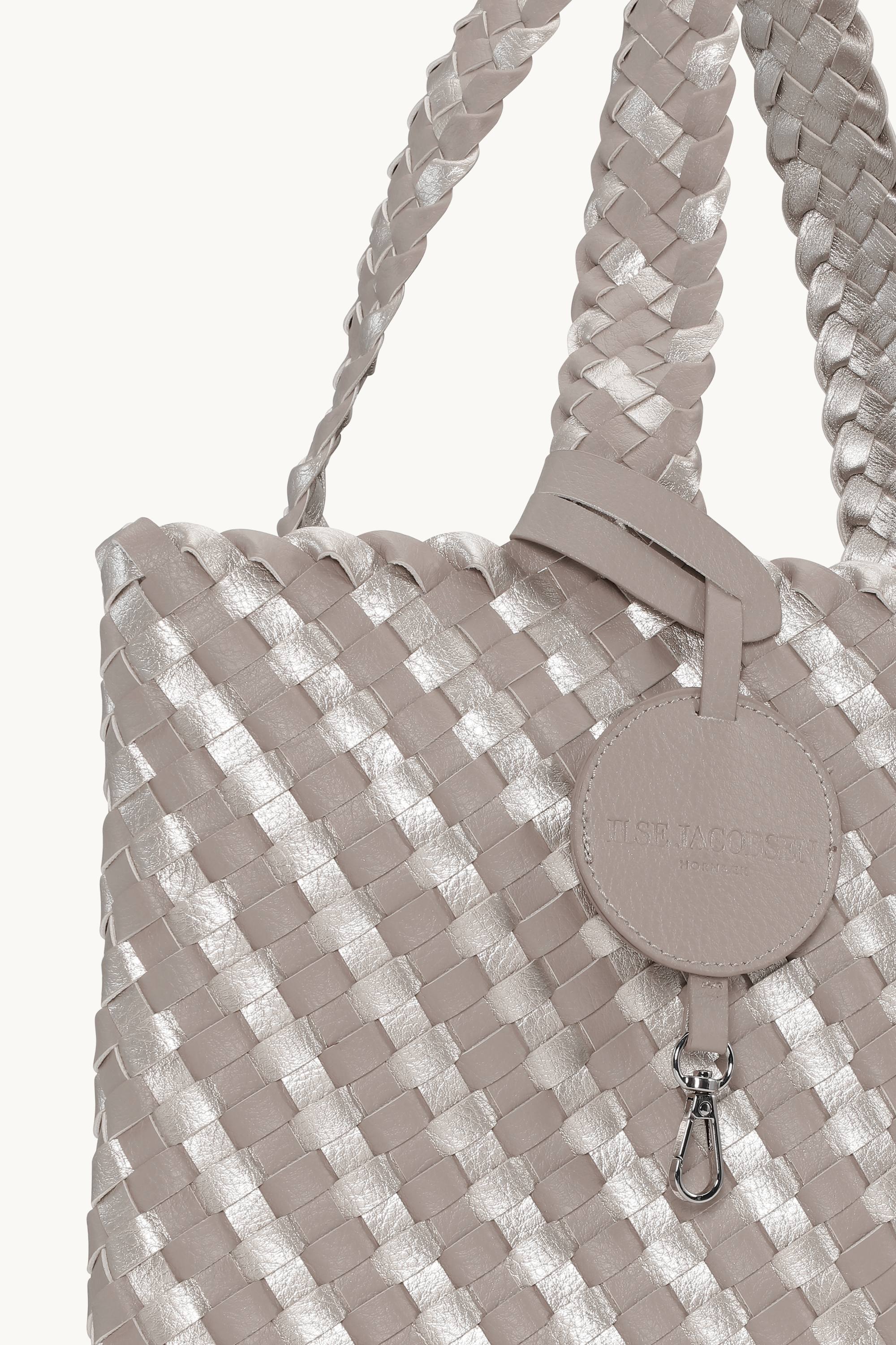 Tote Bag Braided - Atmosphere Platin