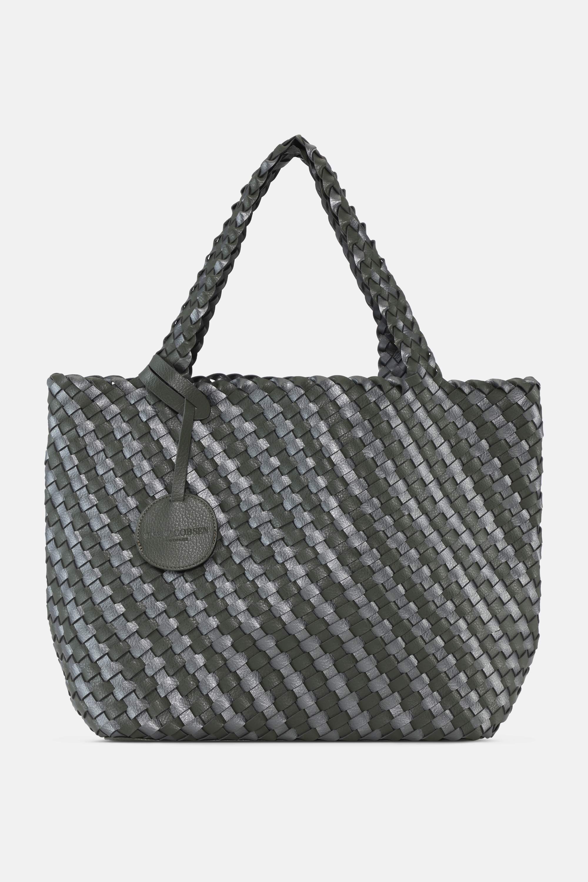 Tote Bag Braided - Army Gun Metal