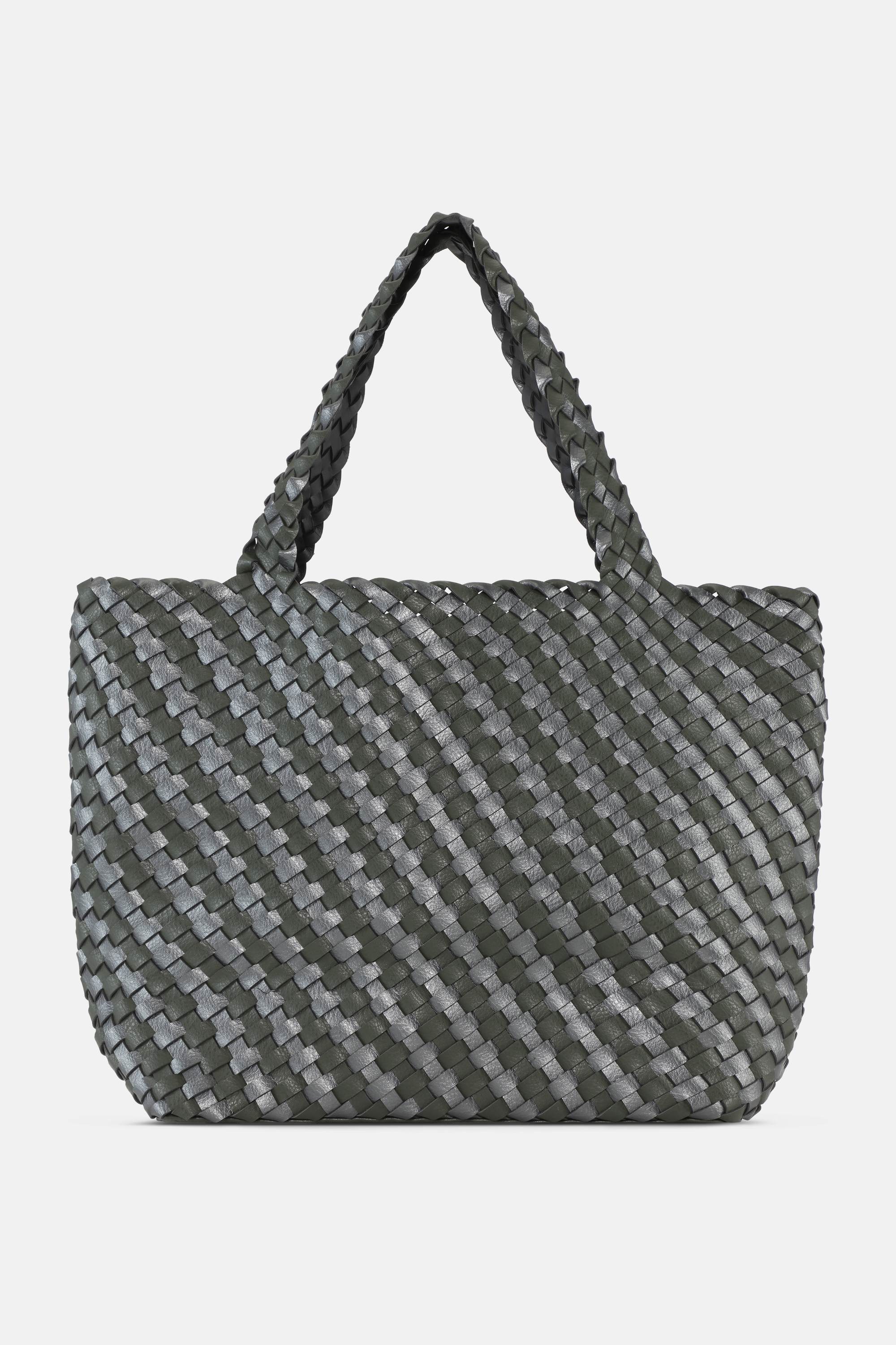 Tote Bag Braided - Army Gun Metal